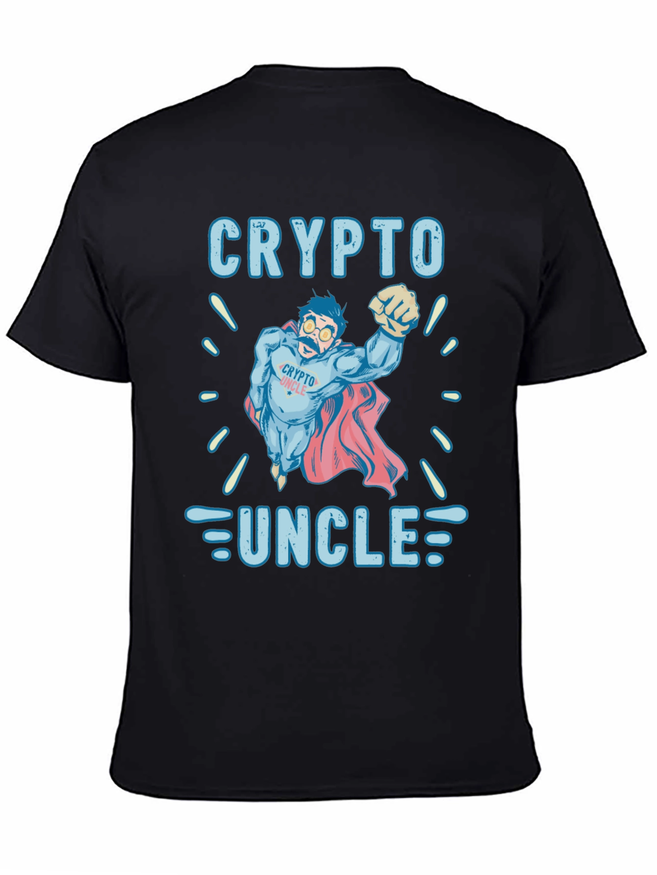 Crypto Uncle T-Shirt - Funny Cryptocurrency Tee