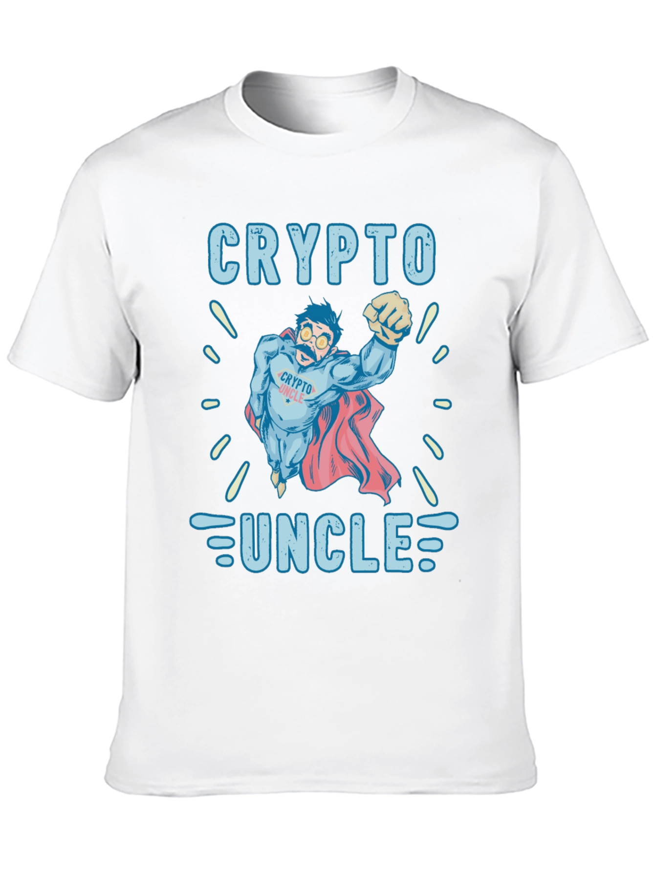 Crypto Uncle T-Shirt - Funny Cryptocurrency Tee