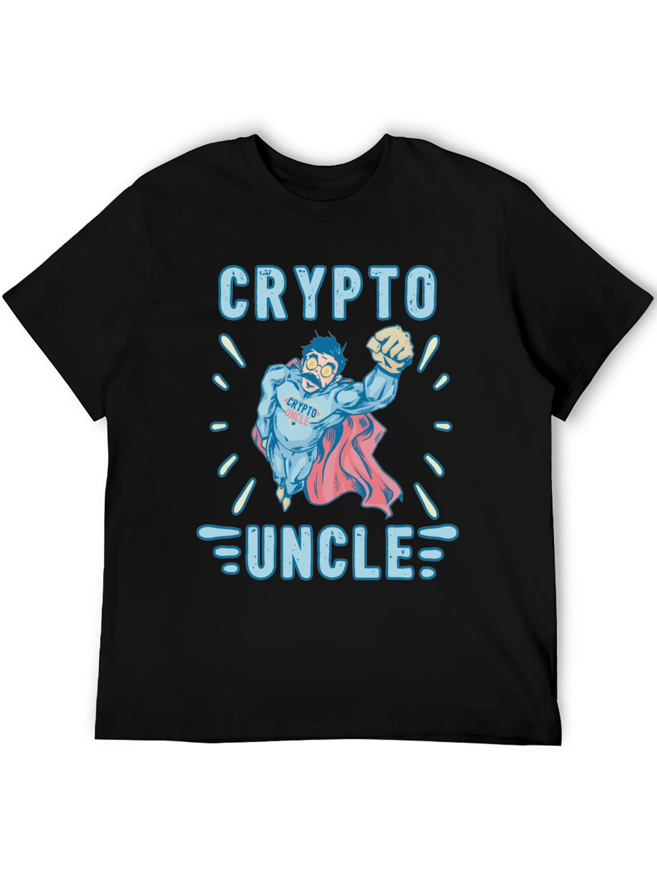 Crypto Uncle T-Shirt - Funny Cryptocurrency Tee