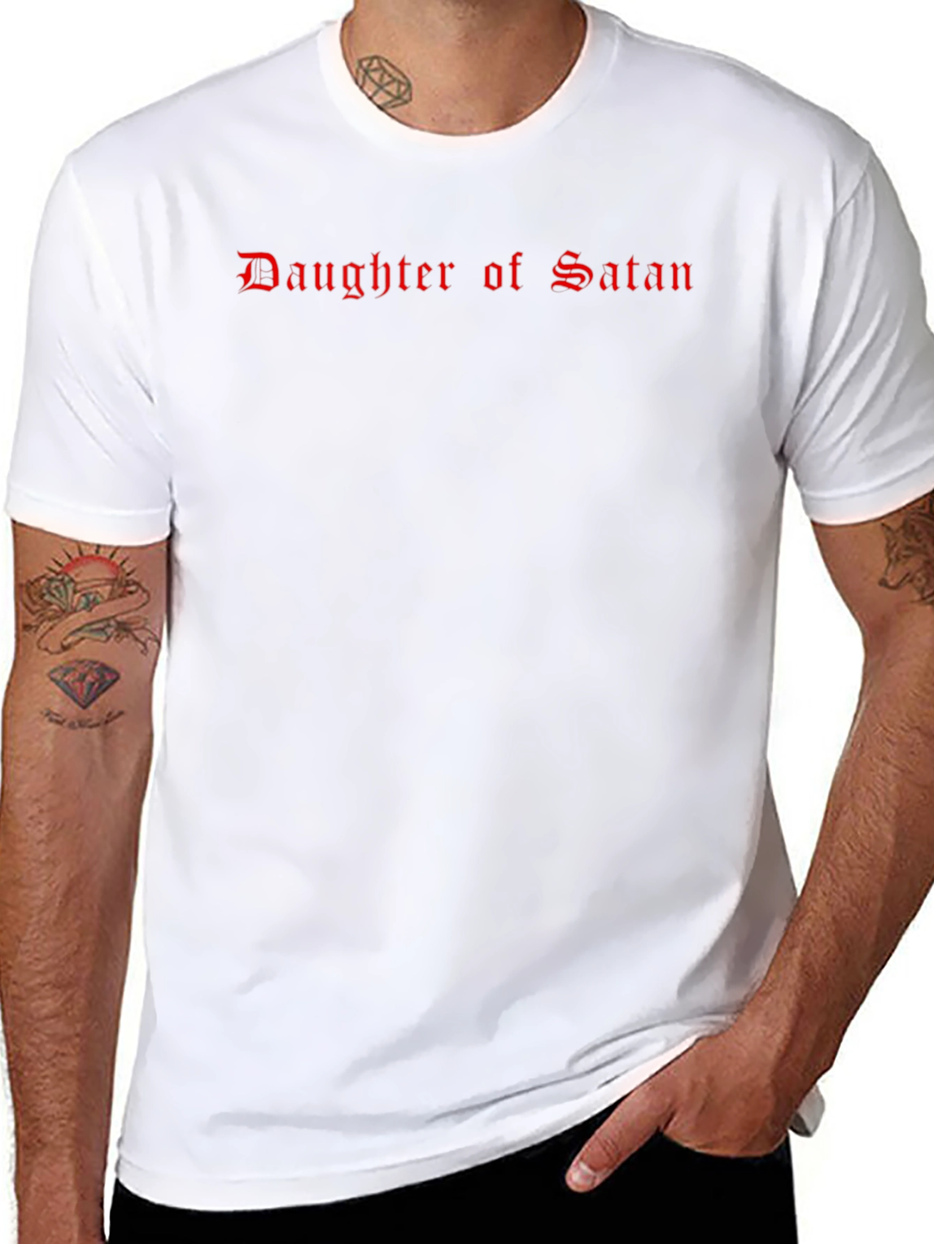 Daughter of Satan Graphic Tee - Black