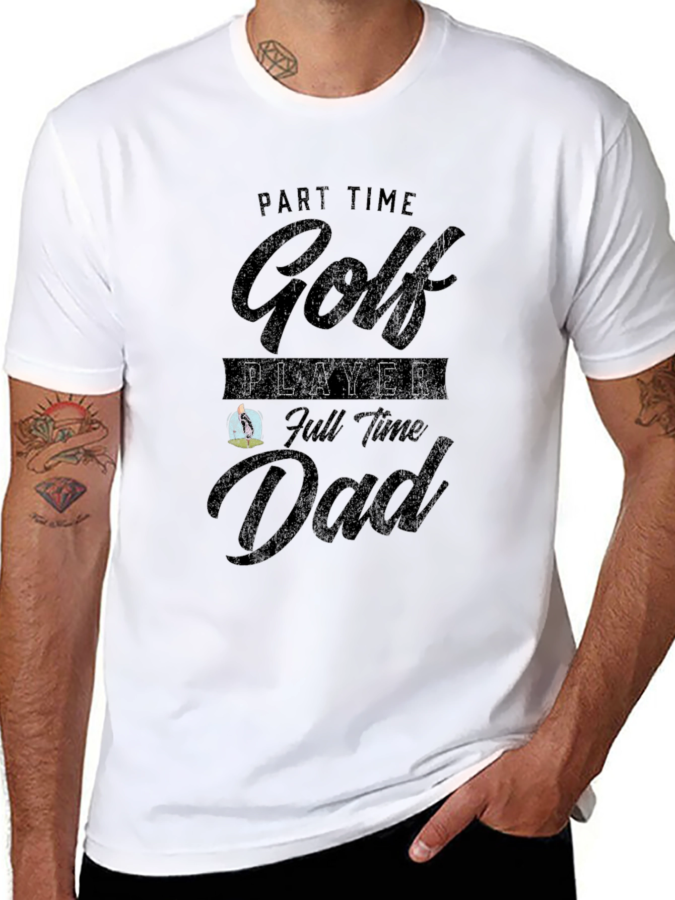 Part Time Golf Player Full Time Dad T-Shirt
