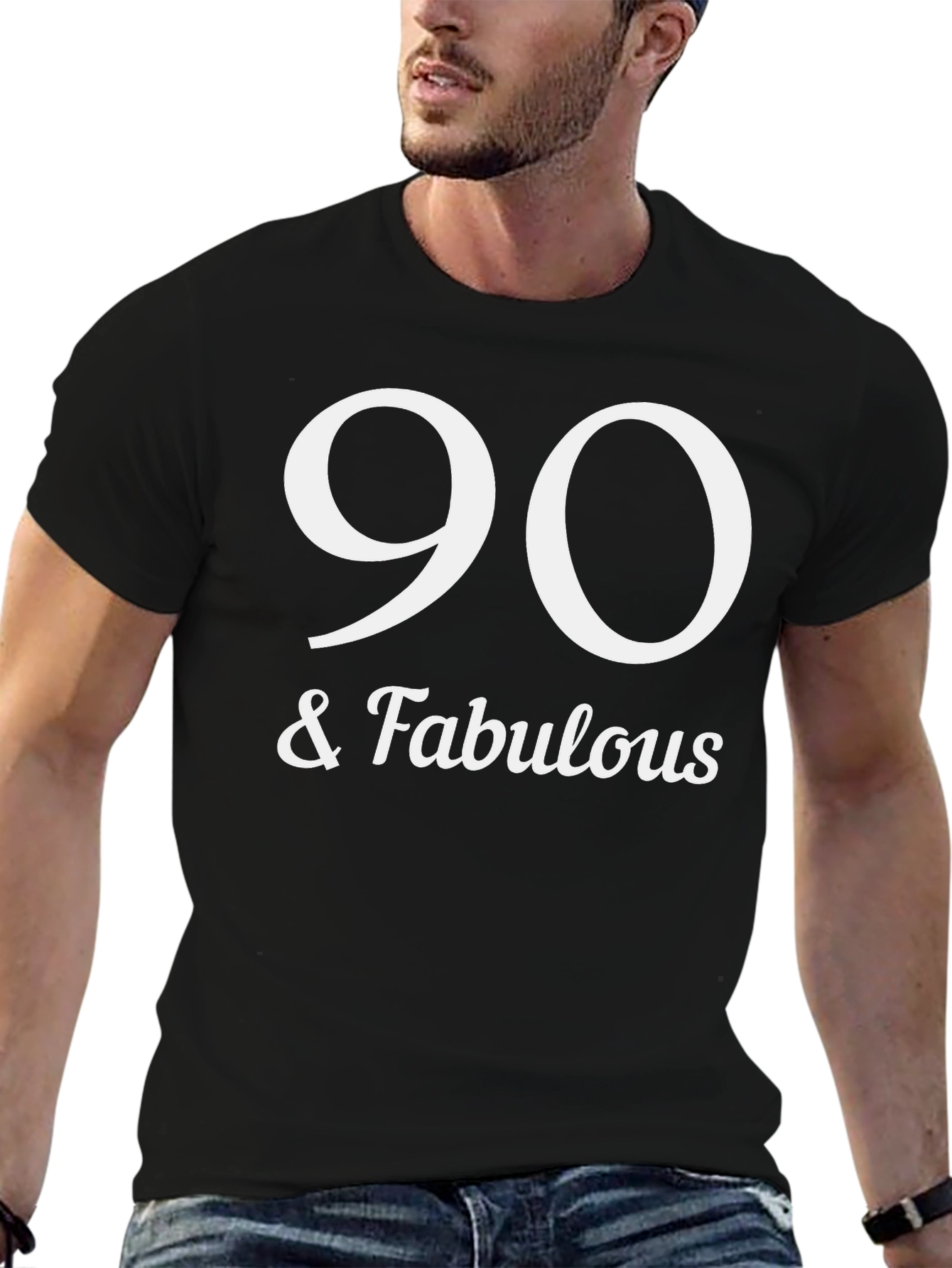 90 & Fabulous T-Shirt - Birthday Gift