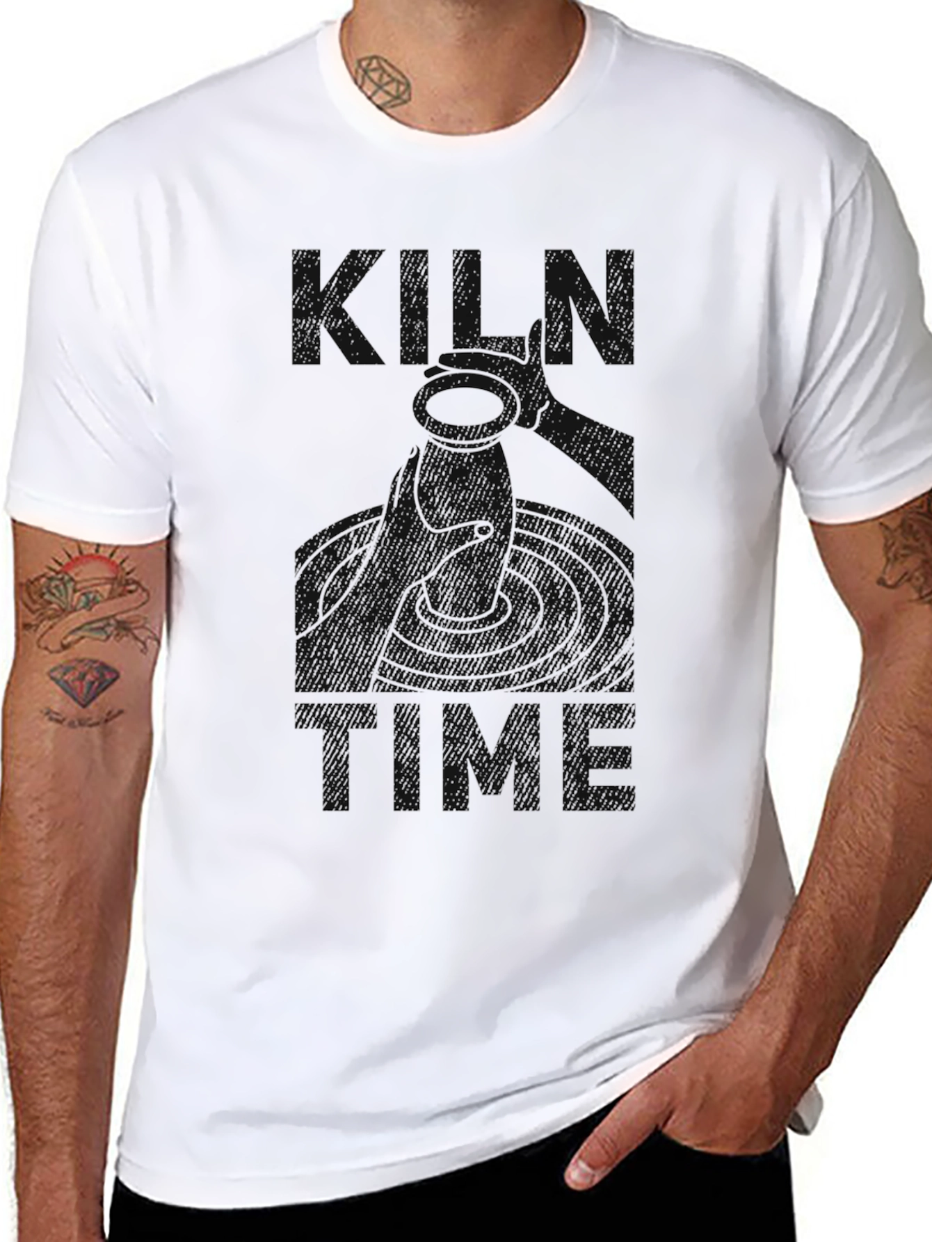 Kiln Time Pottery T-Shirt - Unique Ceramic Art Tee