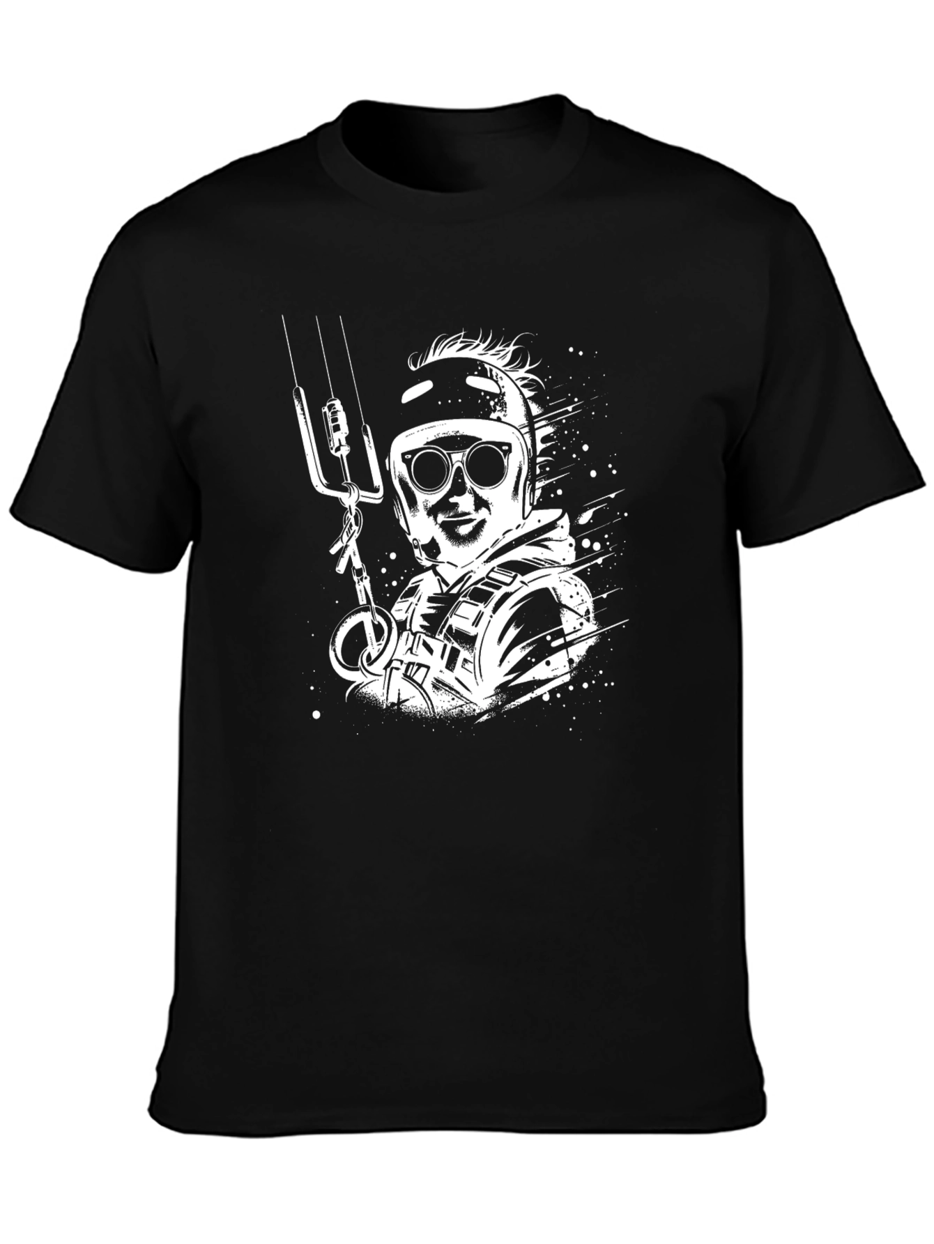 Cool Black T-Shirt with Unique Graphic Design