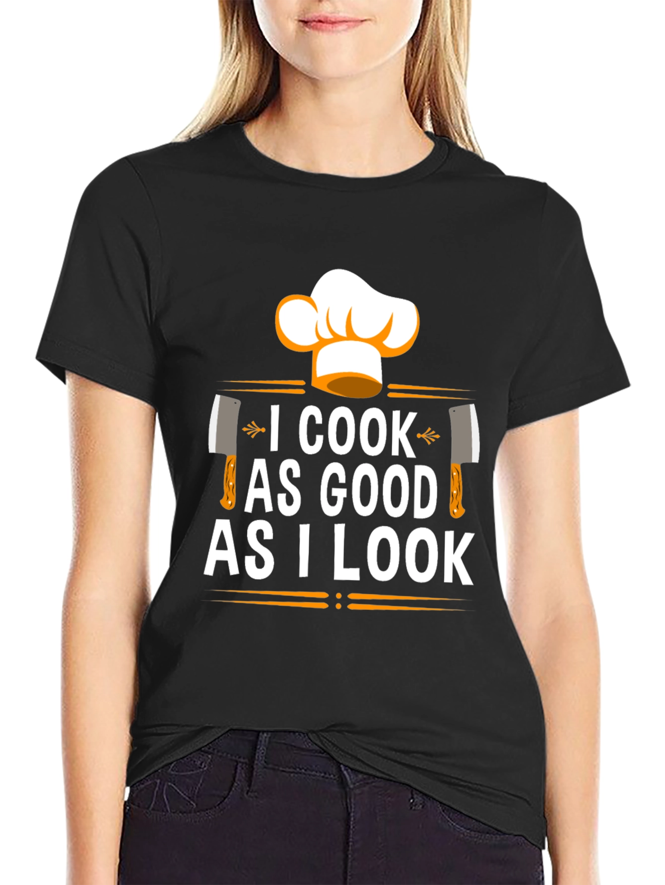 I Cook As Good As I Look Chef T-Shirt