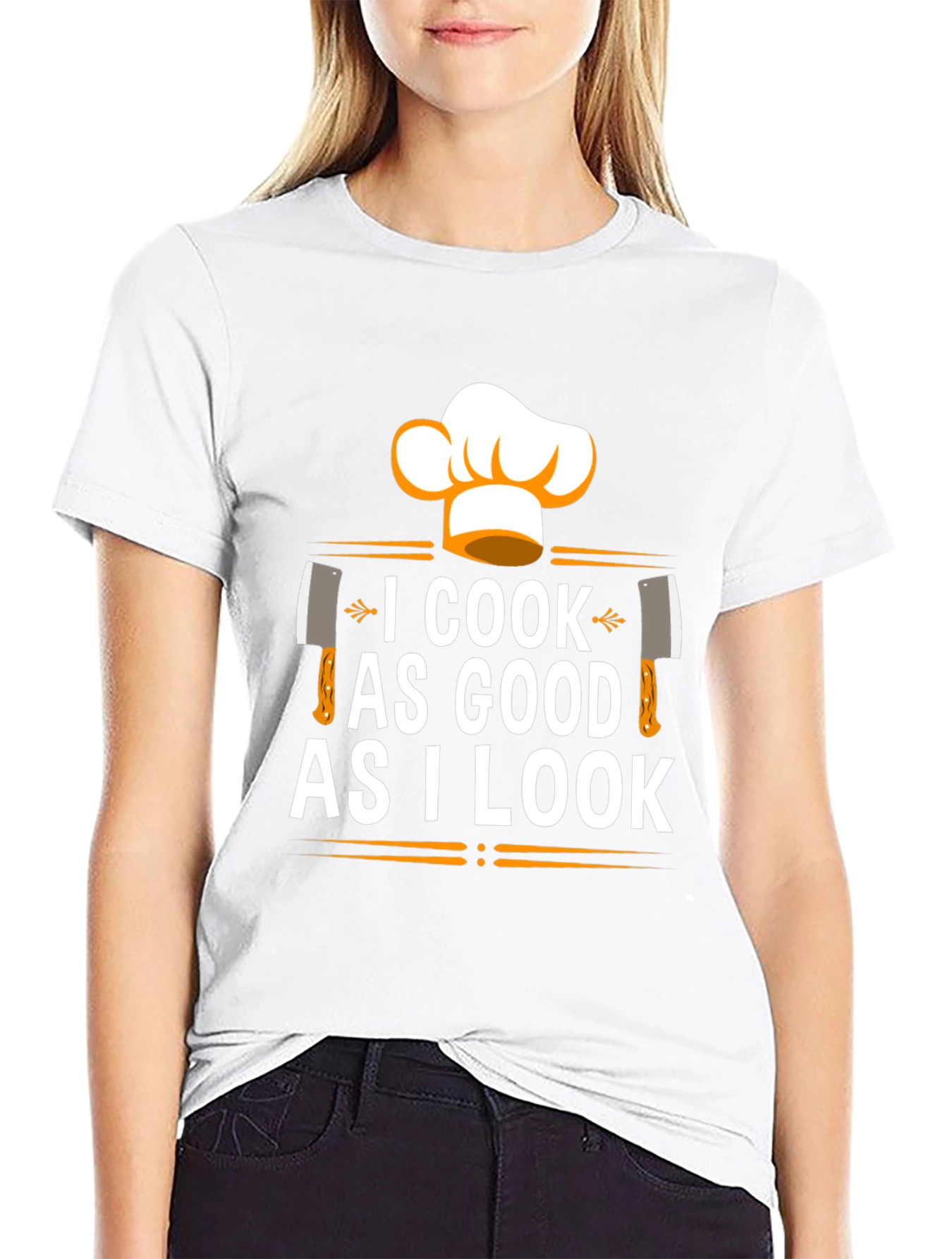 I Cook As Good As I Look Chef T-Shirt