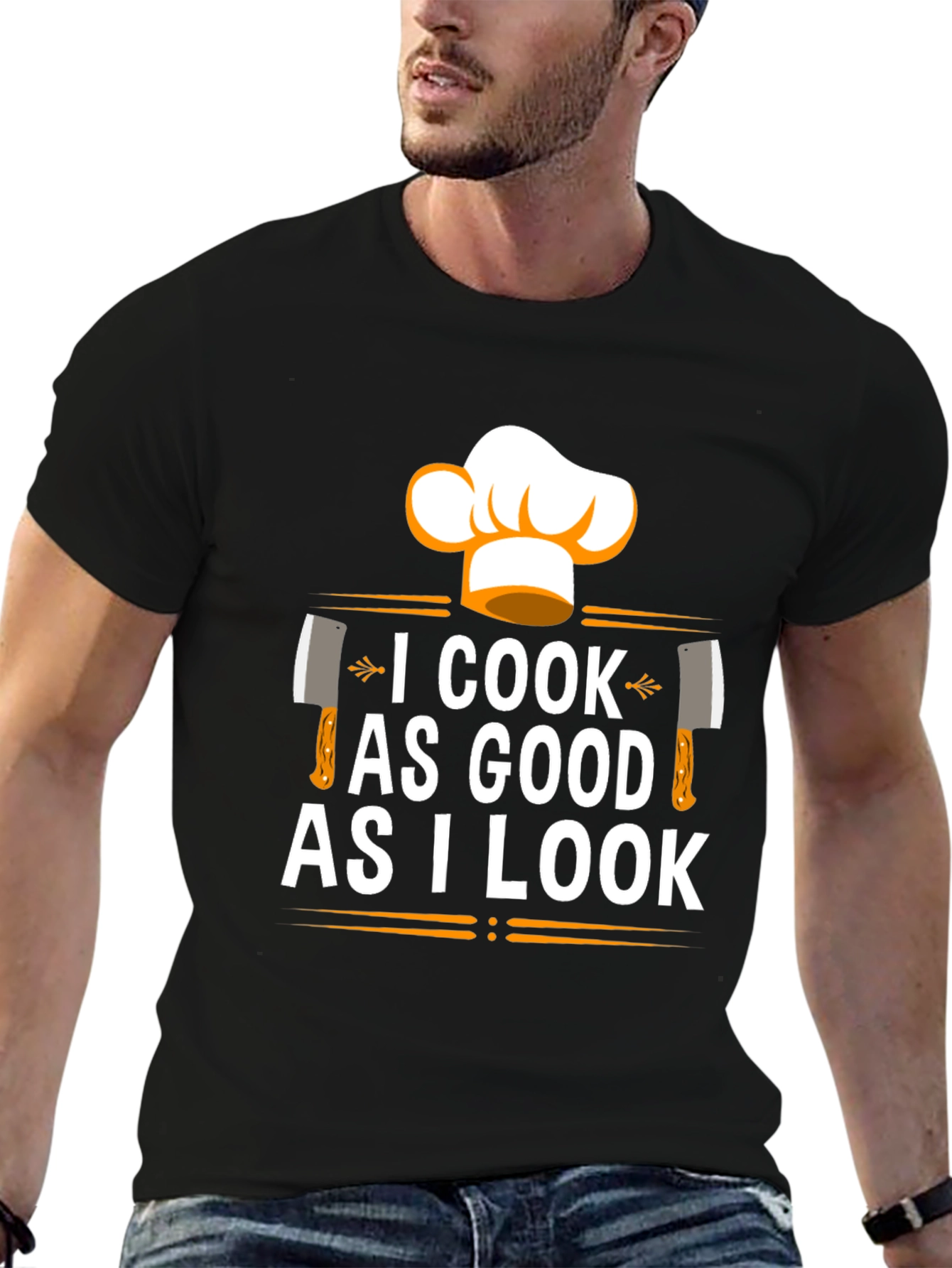 I Cook As Good As I Look Chef T-Shirt