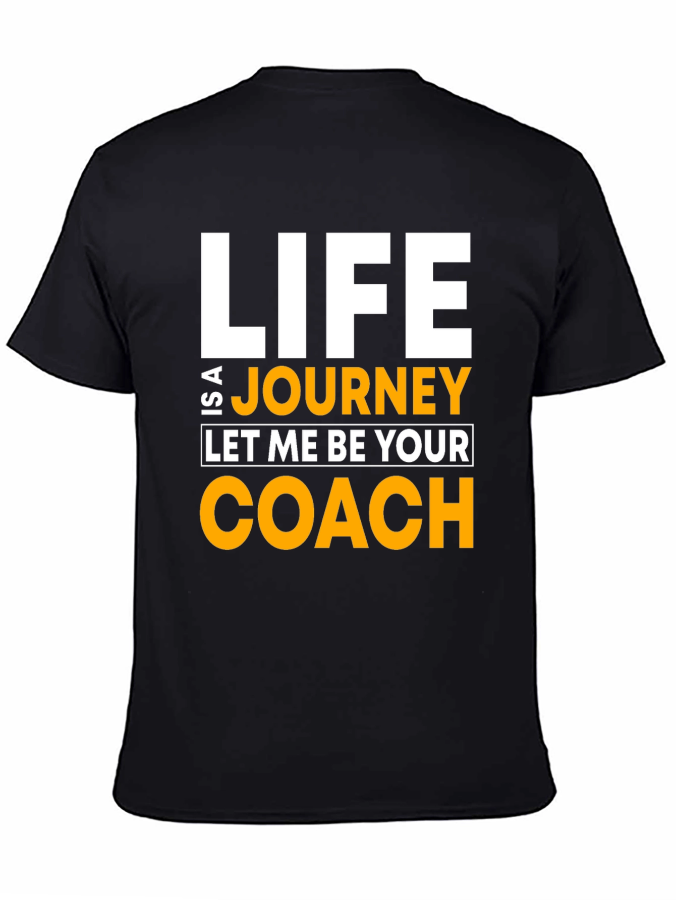 Life Journey Coach Black T-Shirt