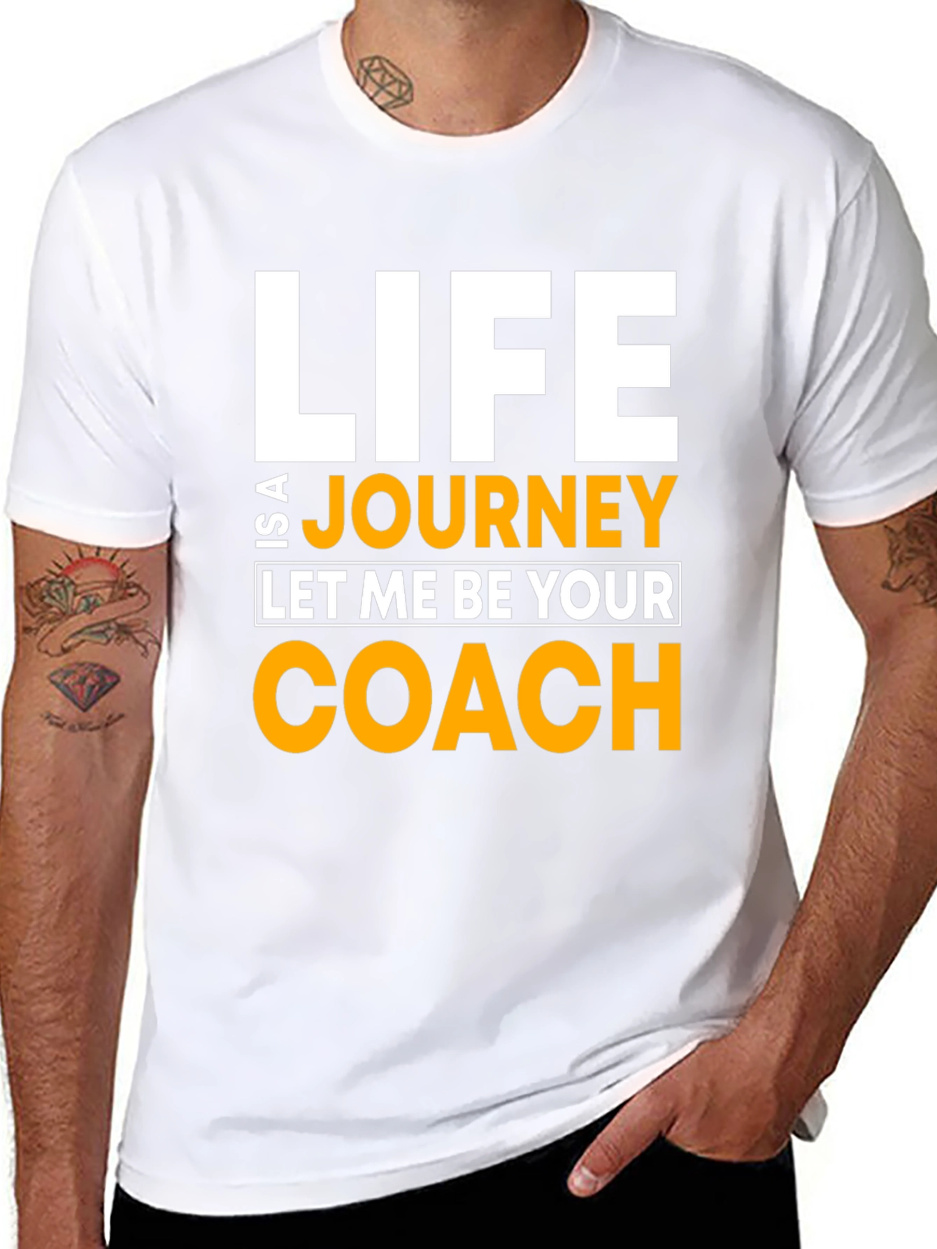 Life Journey Coach Black T-Shirt