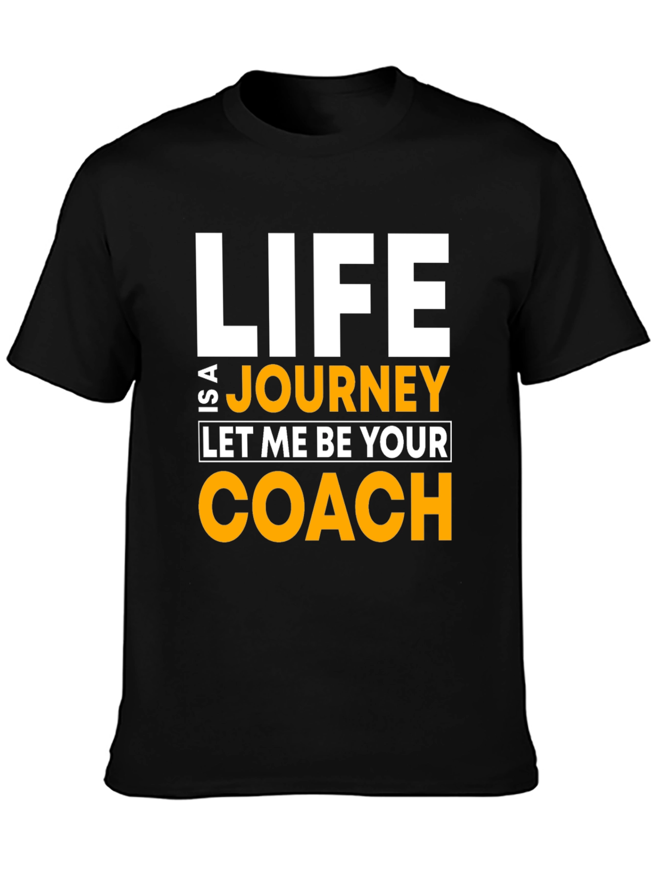 Life Journey Coach Black T-Shirt