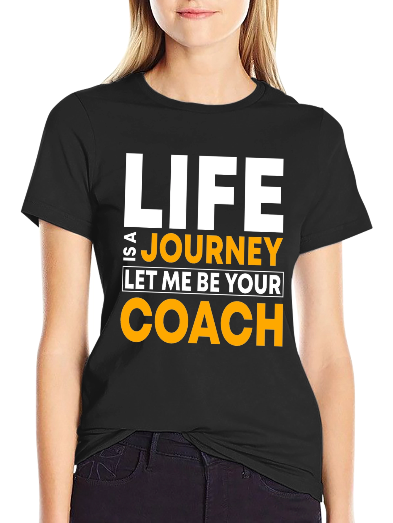 Life Journey Coach Black T-Shirt