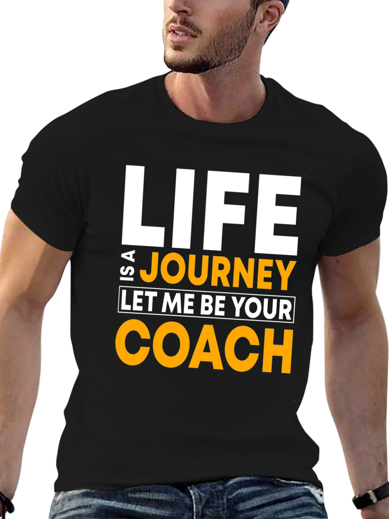 Life Journey Coach Black T-Shirt