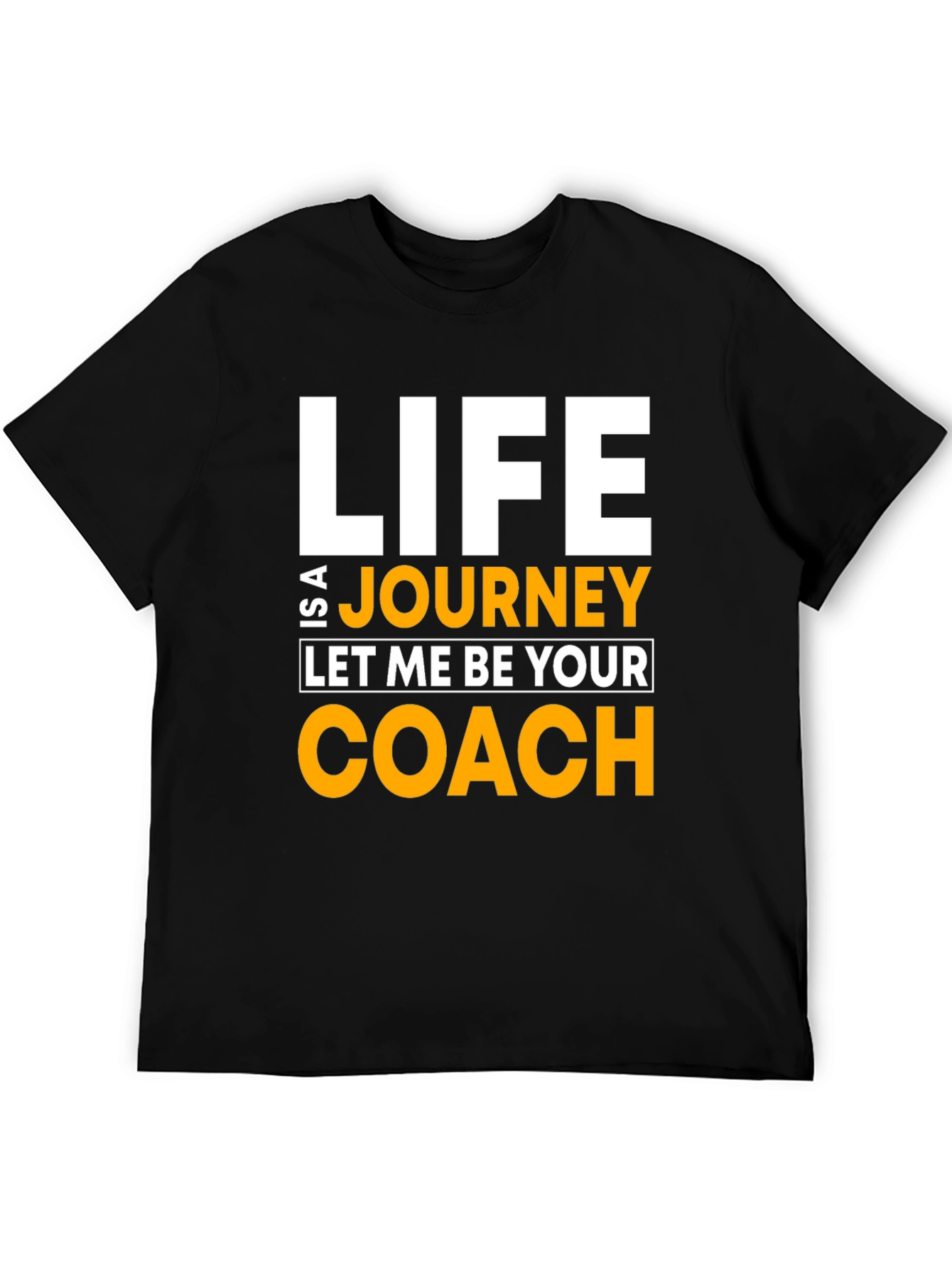 Life Journey Coach Black T-Shirt