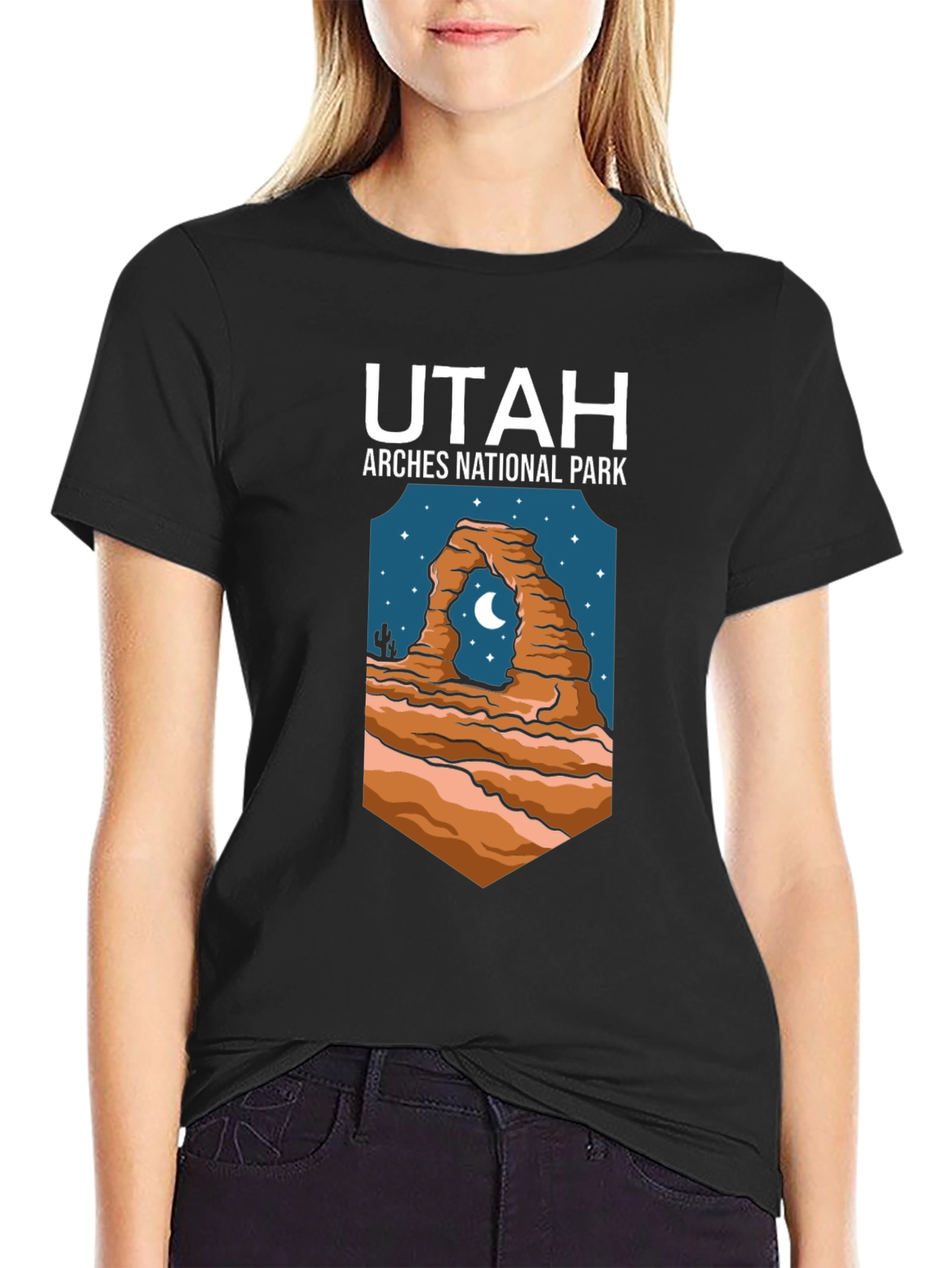 Utah Arches National Park Graphic T-Shirt