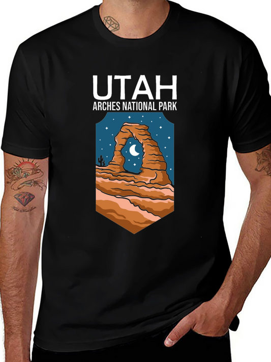 Utah Arches National Park Graphic T-Shirt