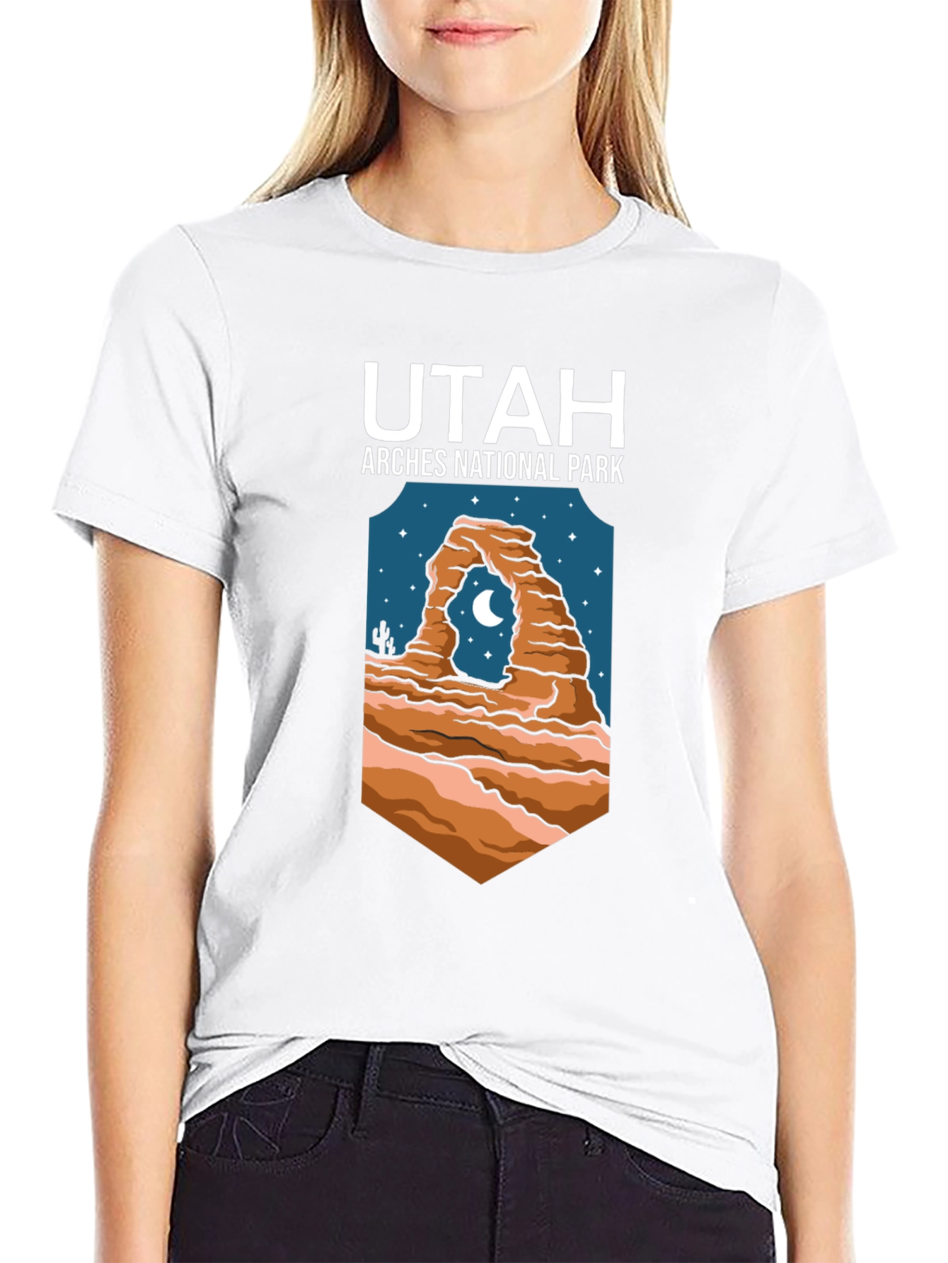 Utah Arches National Park Graphic T-Shirt