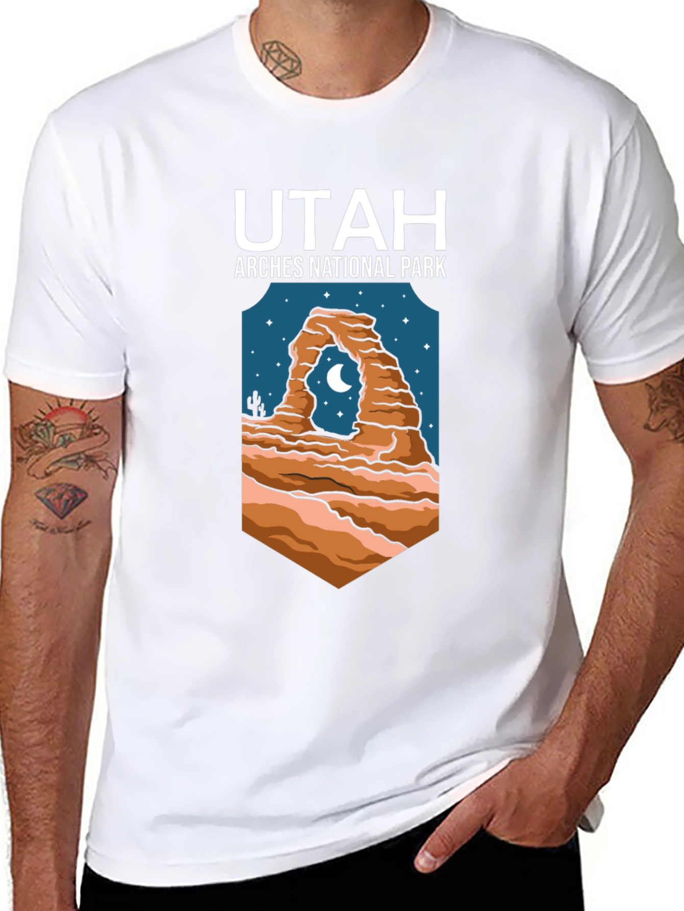 Utah Arches National Park Graphic T-Shirt