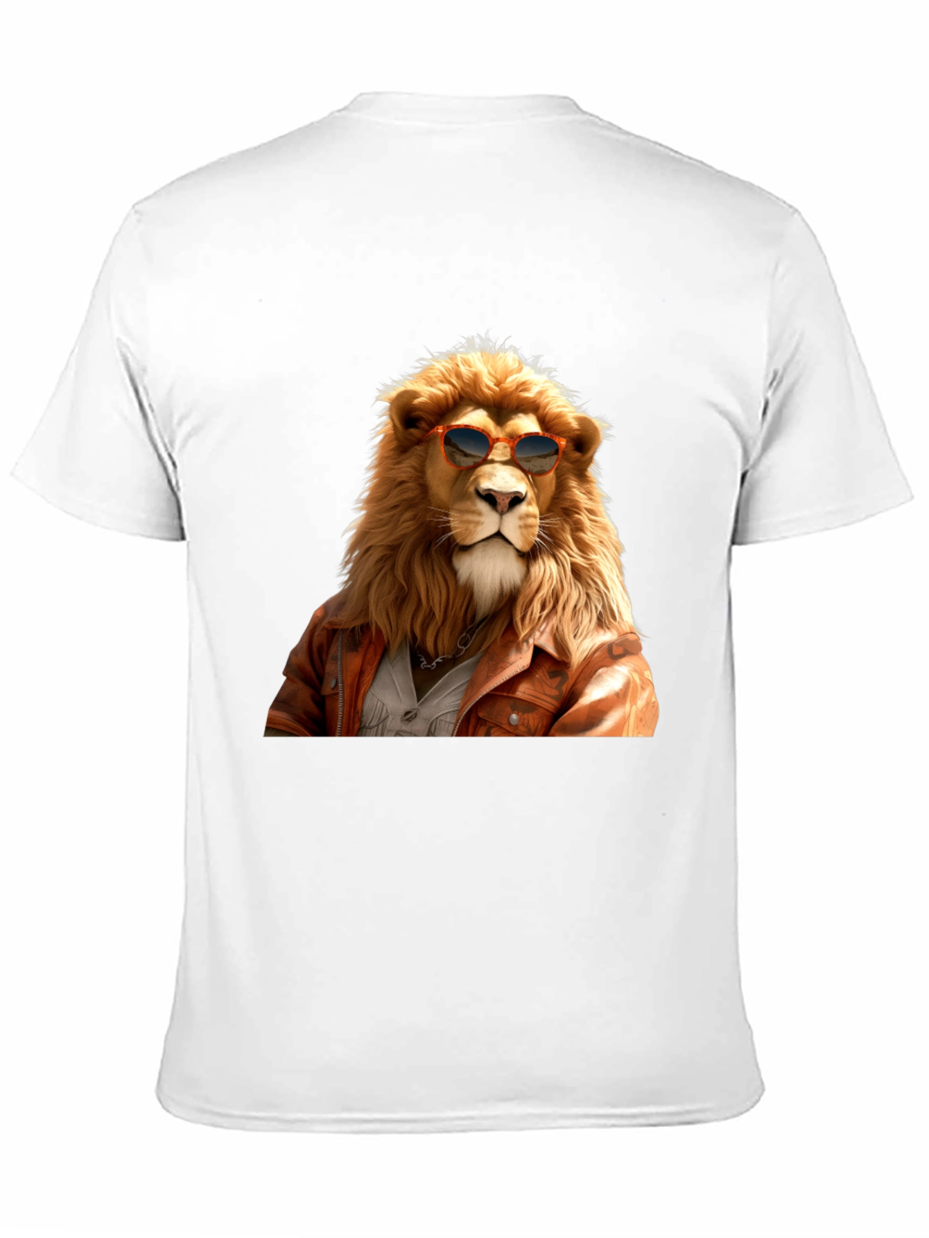 Cool Lion Graphic Tee - Trendy Animal Print Shirt