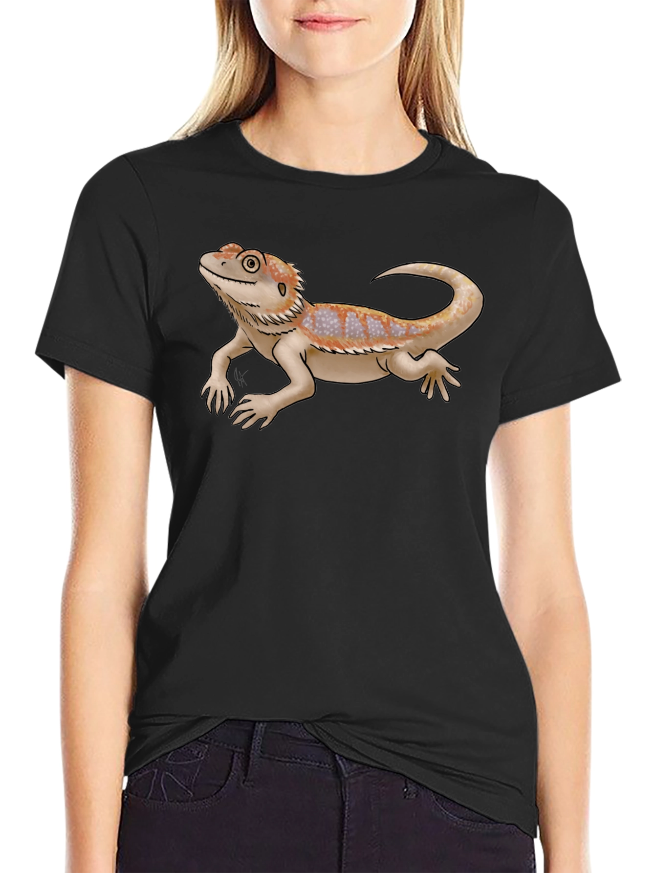 Bearded Dragon Graphic Tee - Cool Reptile Lover T-Shirt