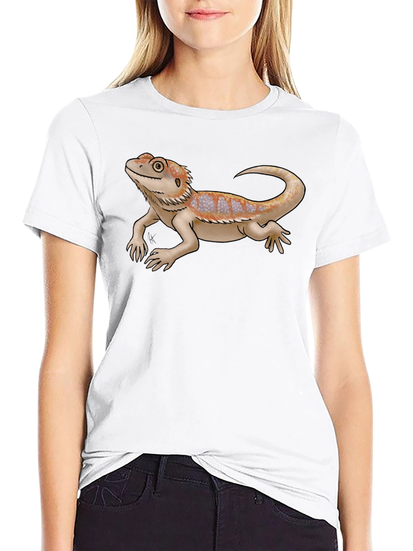 Bearded Dragon Graphic Tee - Cool Reptile Lover T-Shirt