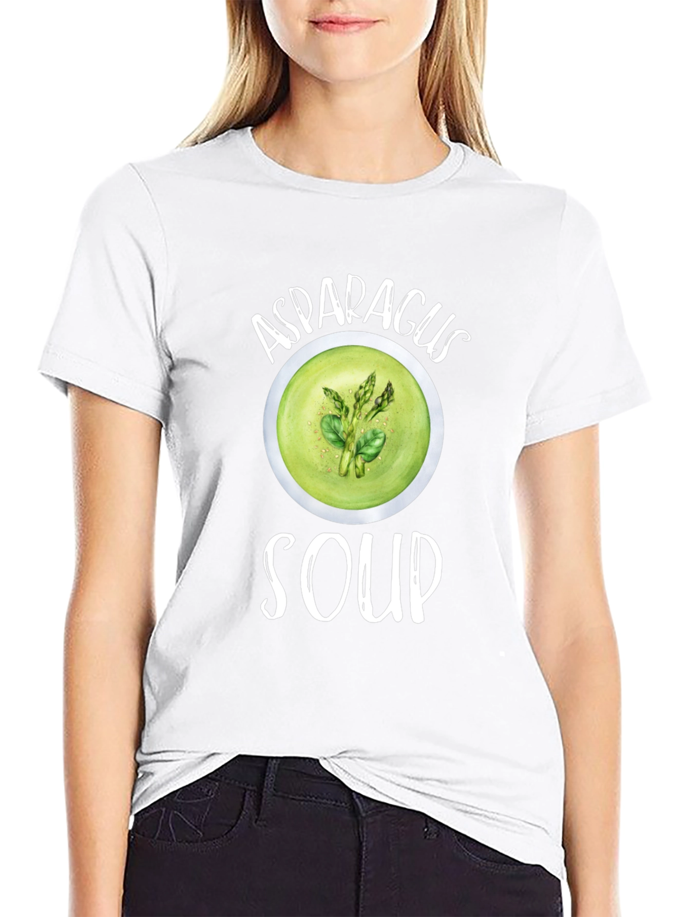 Asparagus Soup Graphic T-Shirt Foodie Tee