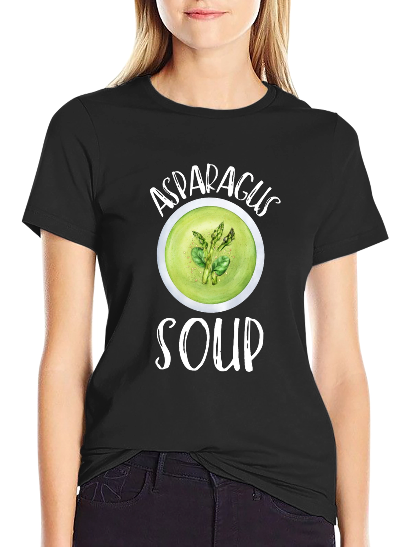Asparagus Soup Graphic T-Shirt Foodie Tee