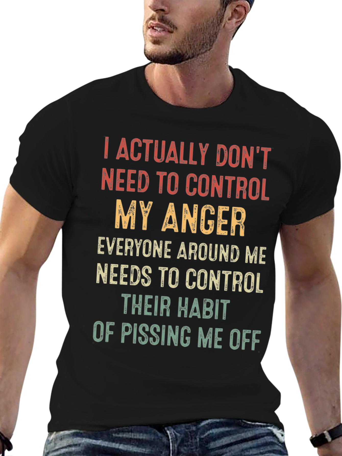 Funny Sarcastic T-Shirt - My Anger Control