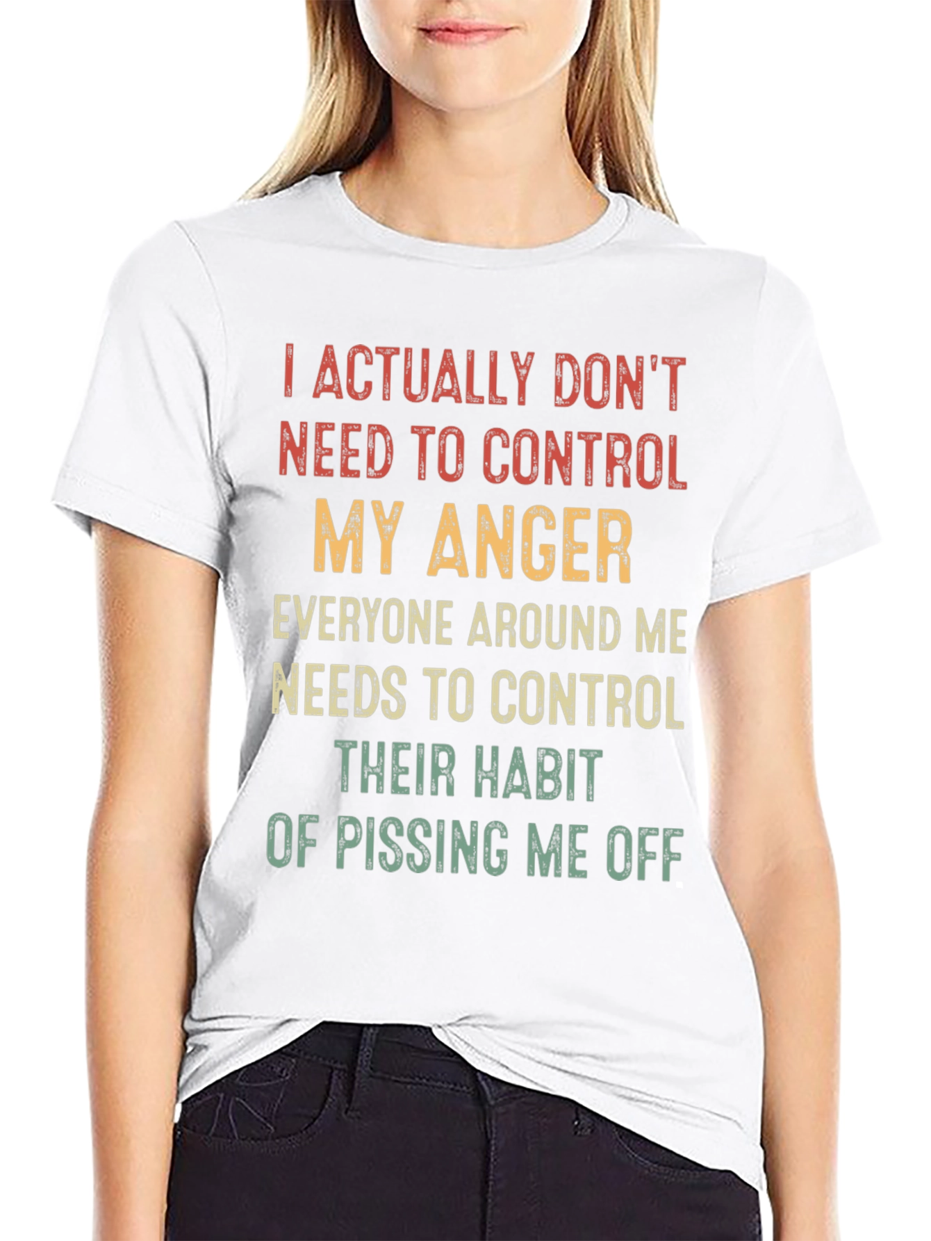 Funny Sarcastic T-Shirt - My Anger Control