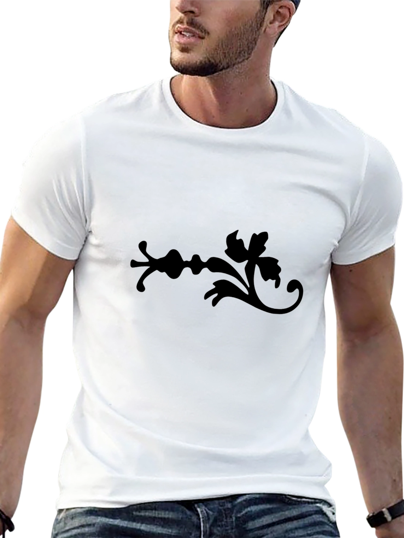 Stylish Black Graphic Tee