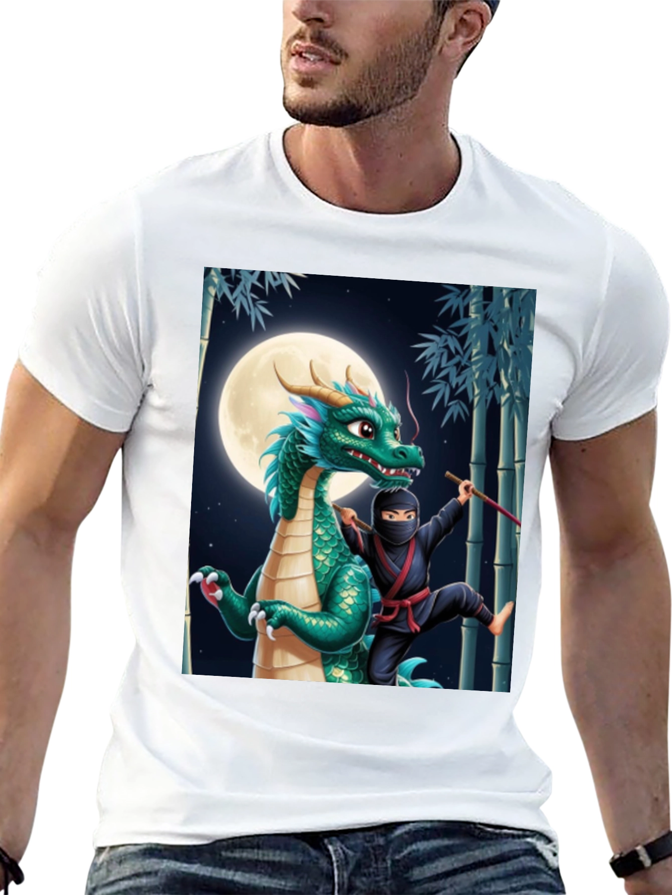 Dragon & Ninja Graphic Tee