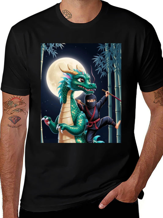 Dragon & Ninja Graphic Tee