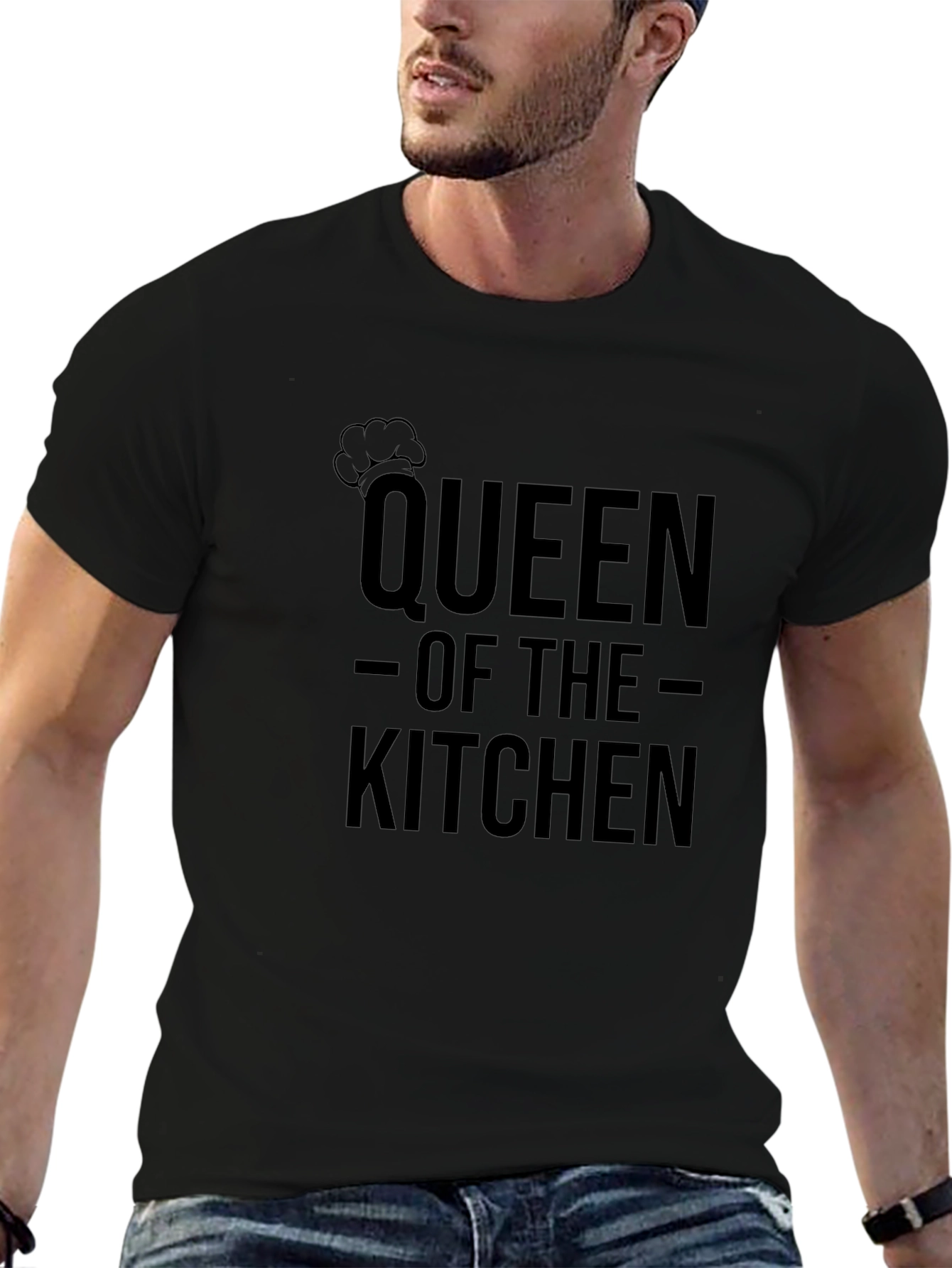 Queen of the Kitchen Black T-Shirt