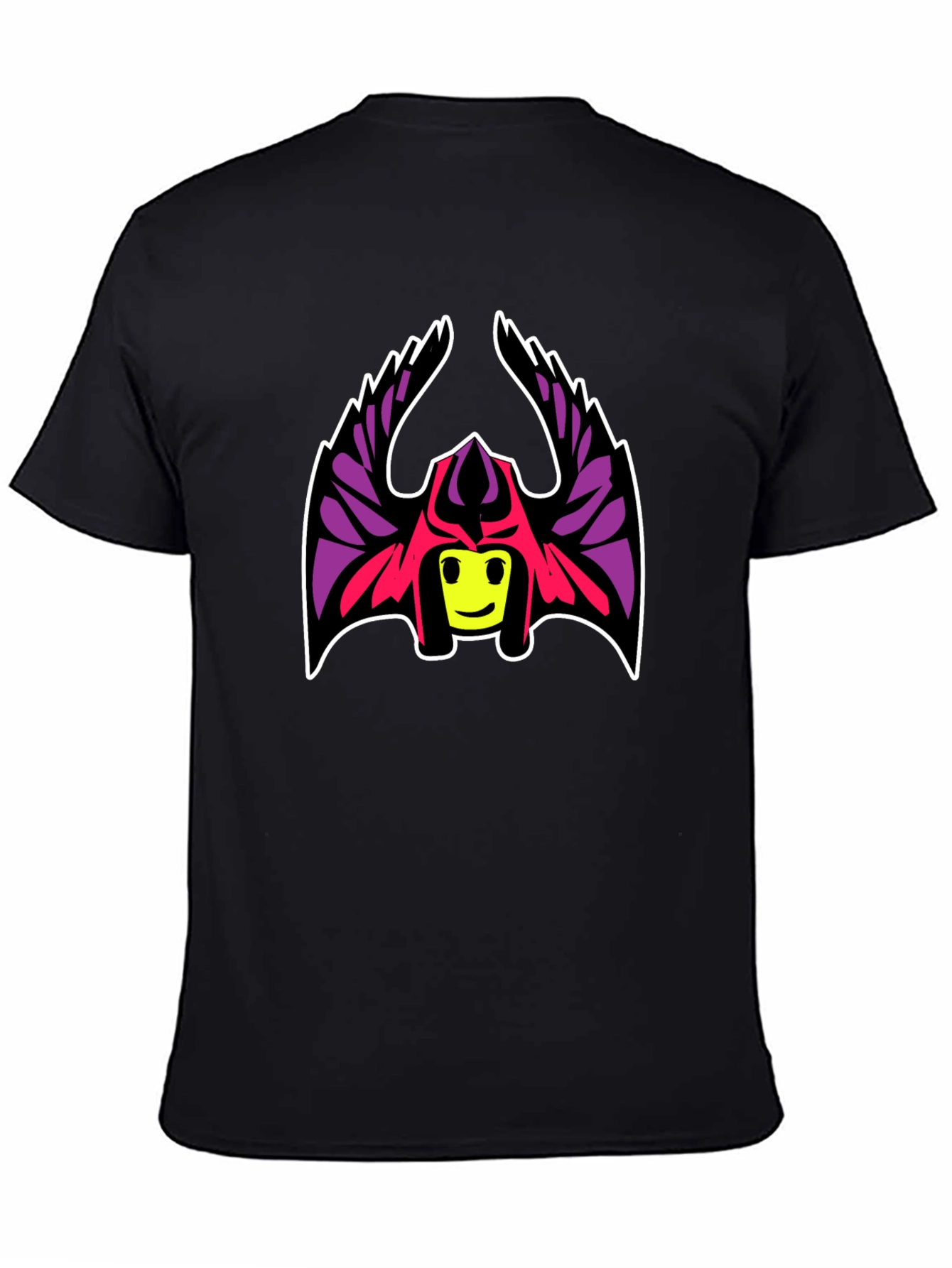 Cool Character Graphic Black T-Shirt