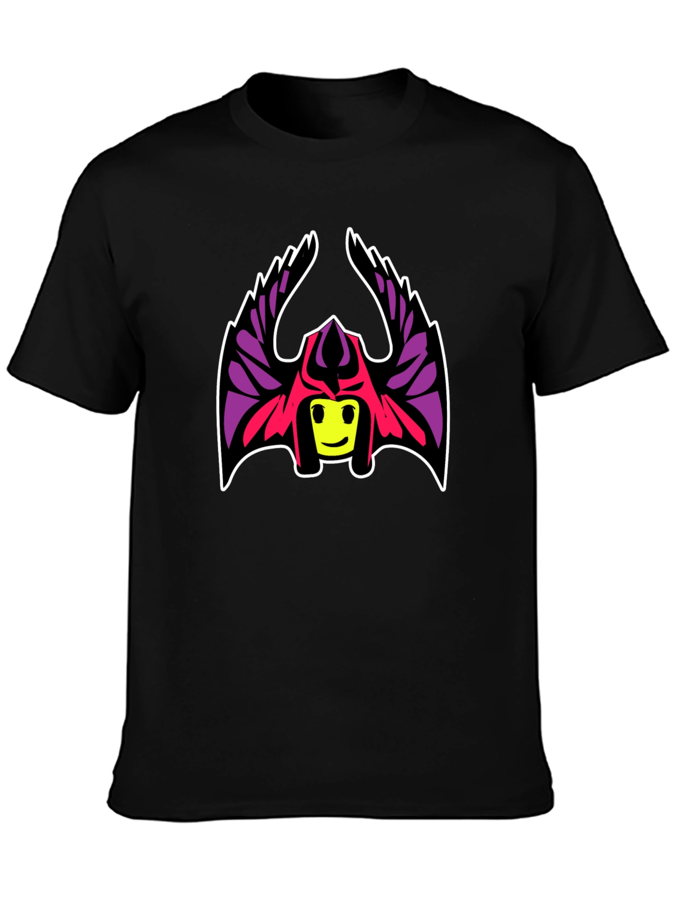 Cool Character Graphic Black T-Shirt