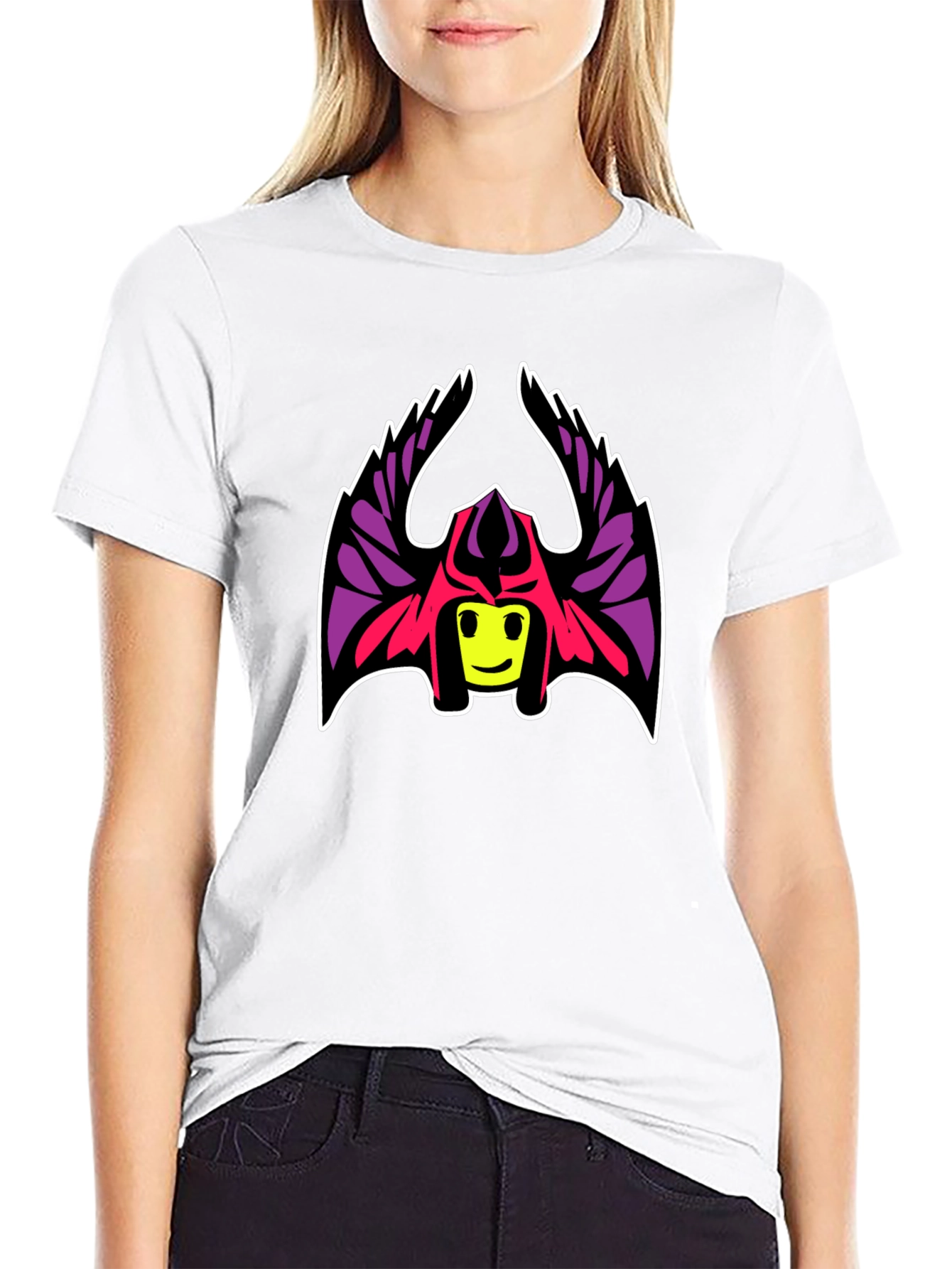 Cool Character Graphic Black T-Shirt