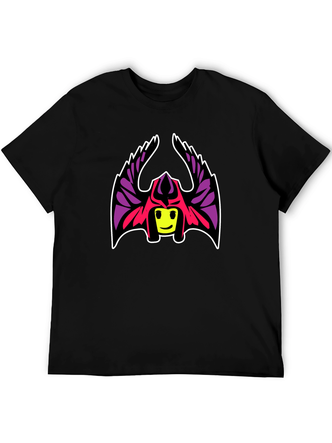 Cool Character Graphic Black T-Shirt