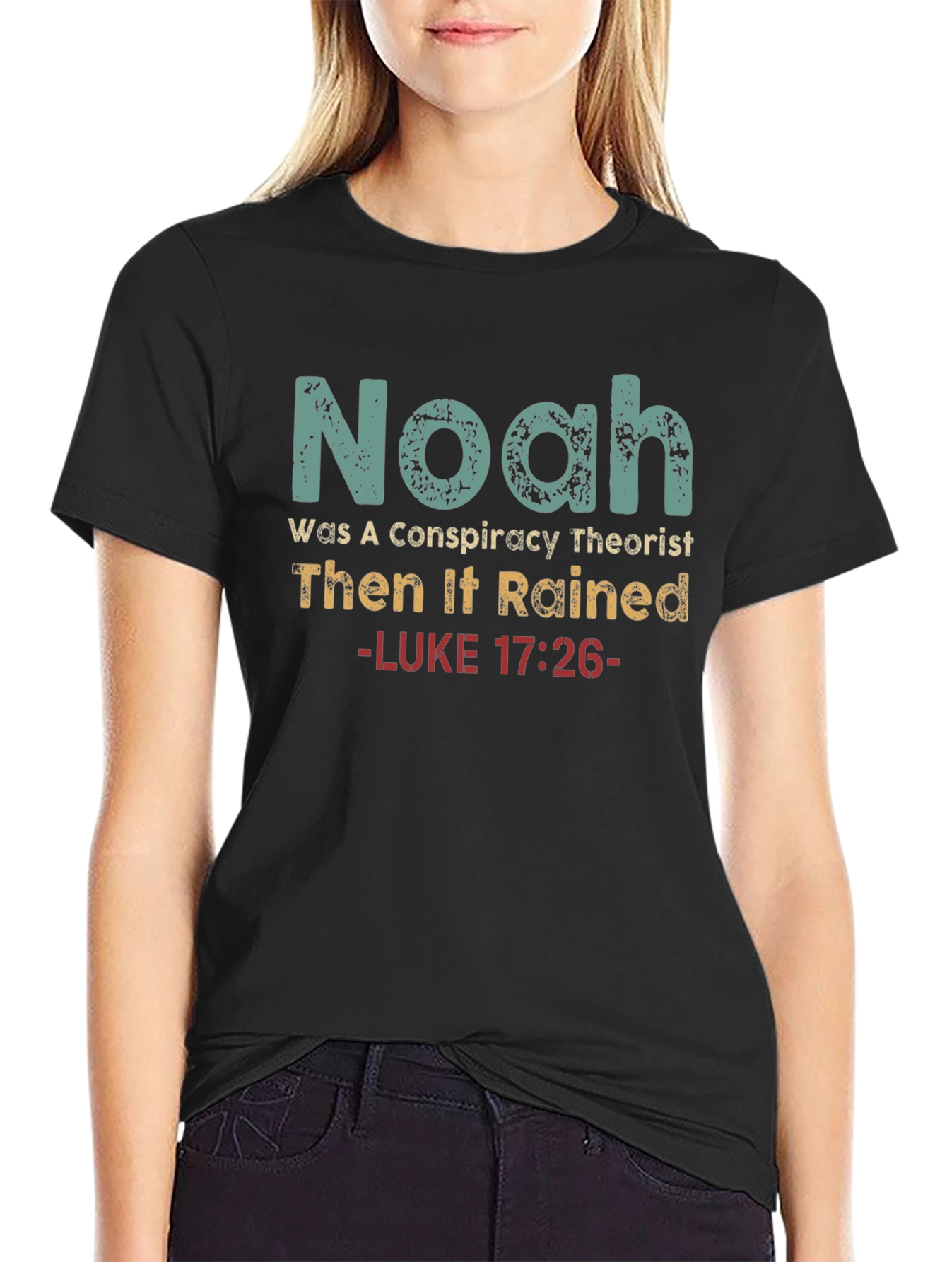 Noah Conspiracy Theorist Graphic T-Shirt