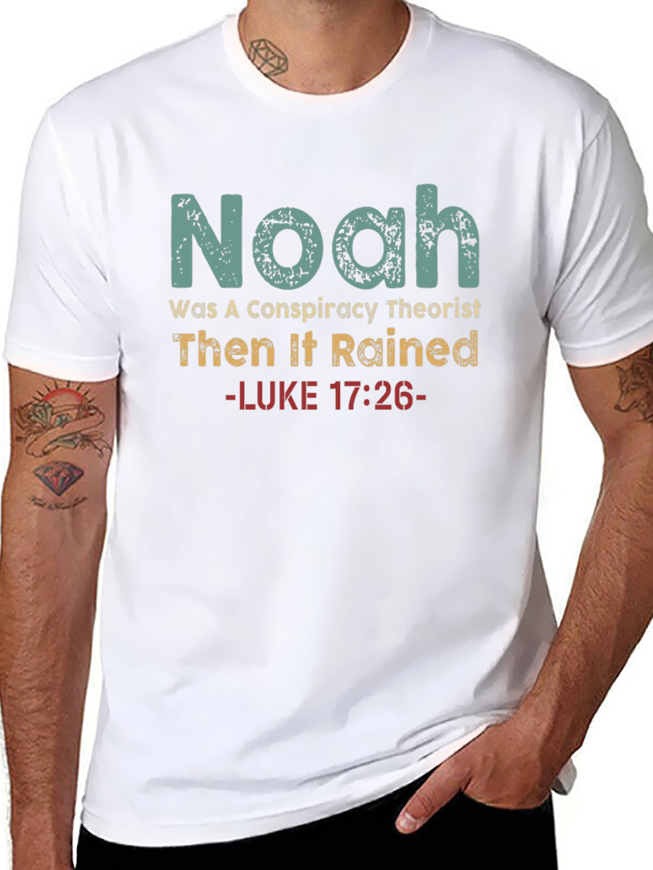 Noah Conspiracy Theorist Graphic T-Shirt