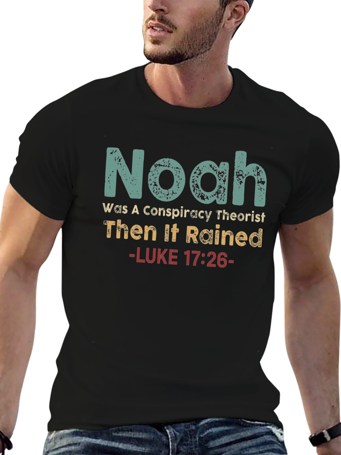 Noah Conspiracy Theorist Graphic T-Shirt