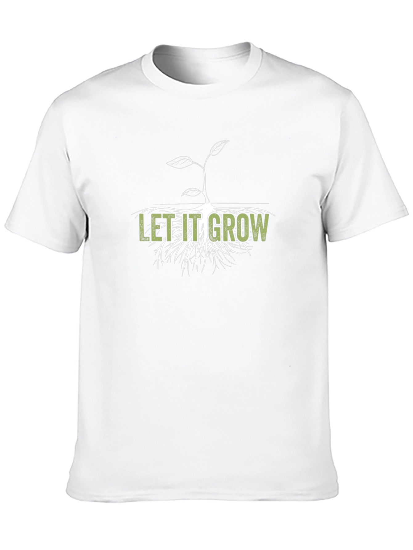 Let it Grow Graphic T-Shirt - Black Cotton Tee