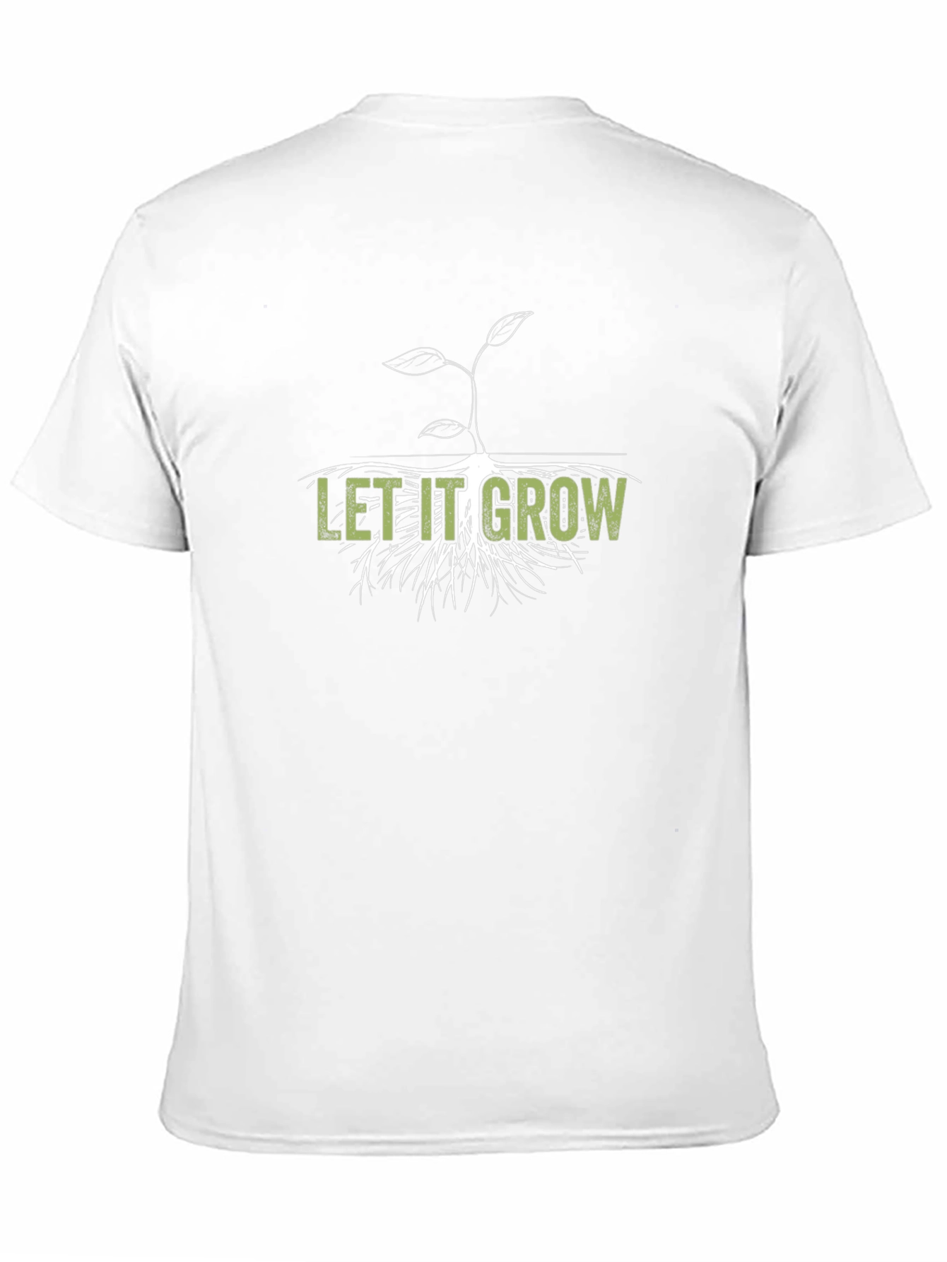 Let it Grow Graphic T-Shirt - Black Cotton Tee