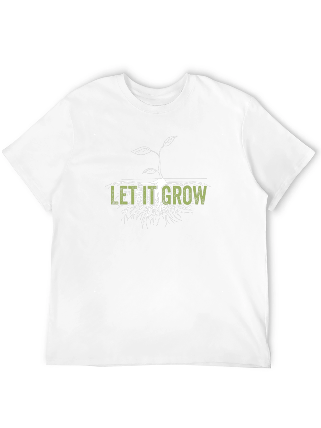 Let it Grow Graphic T-Shirt - Black Cotton Tee