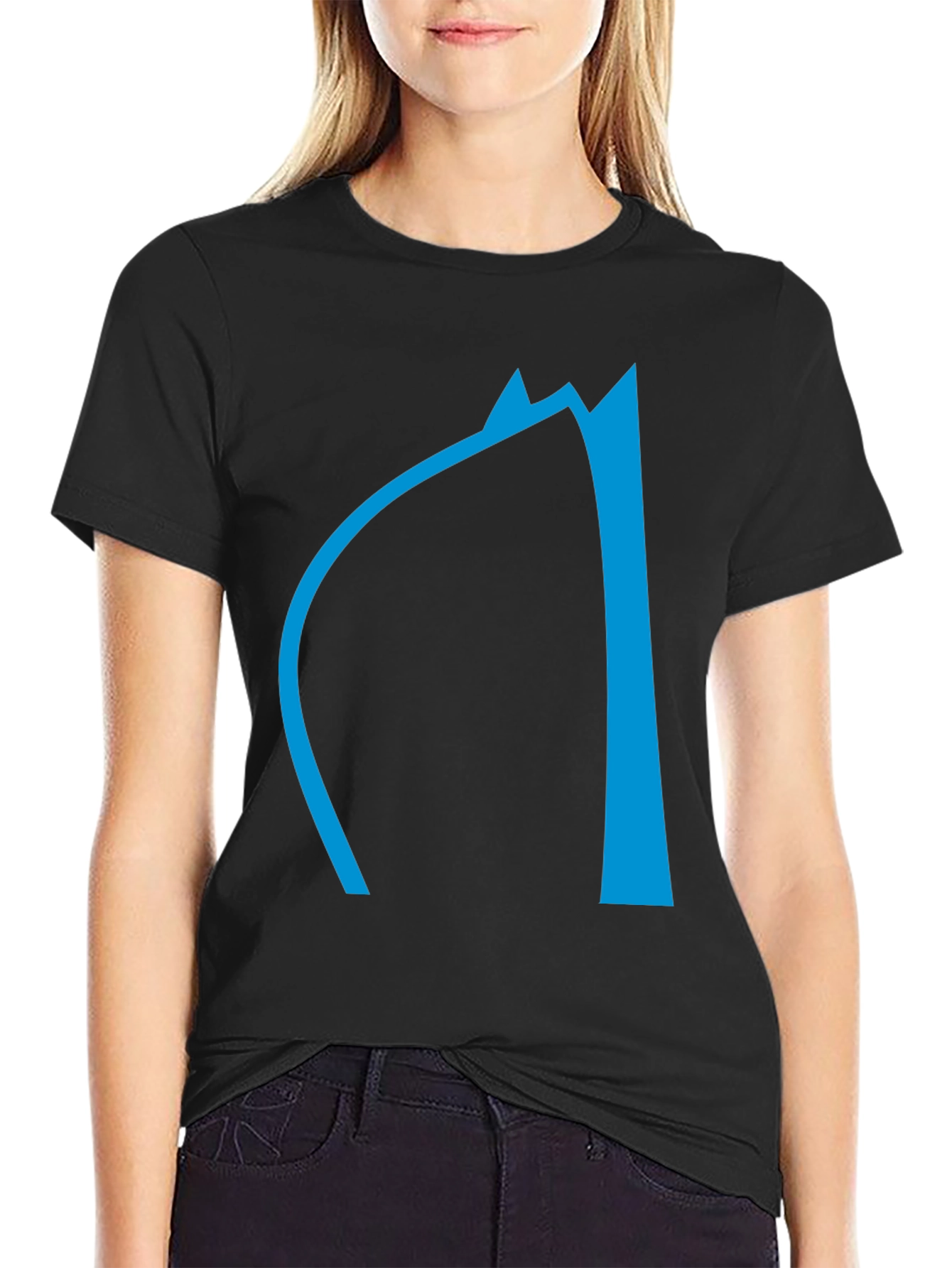 Modern Graphic Tee - Mountain Design