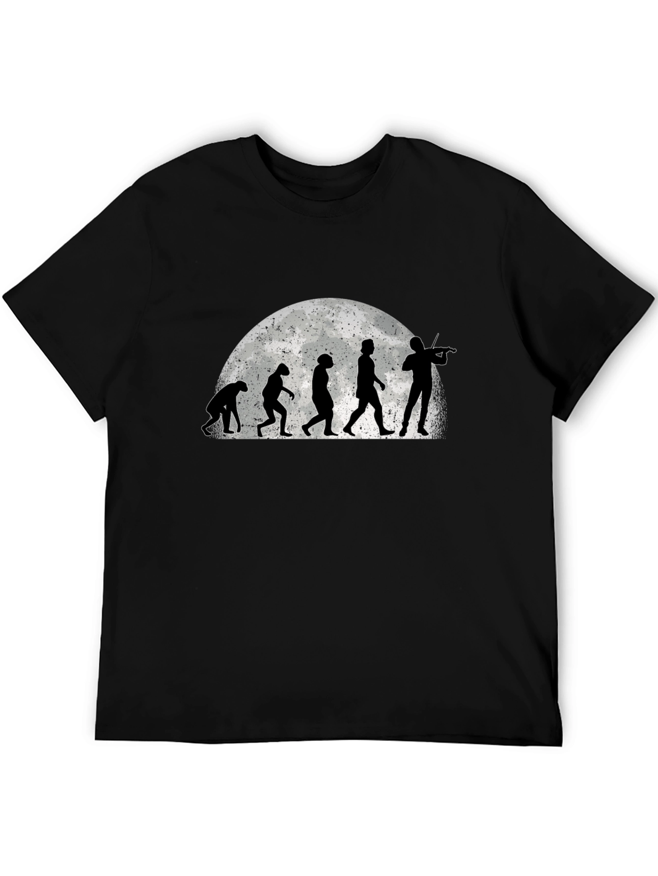 Evolution of Violinist T-Shirt - Black