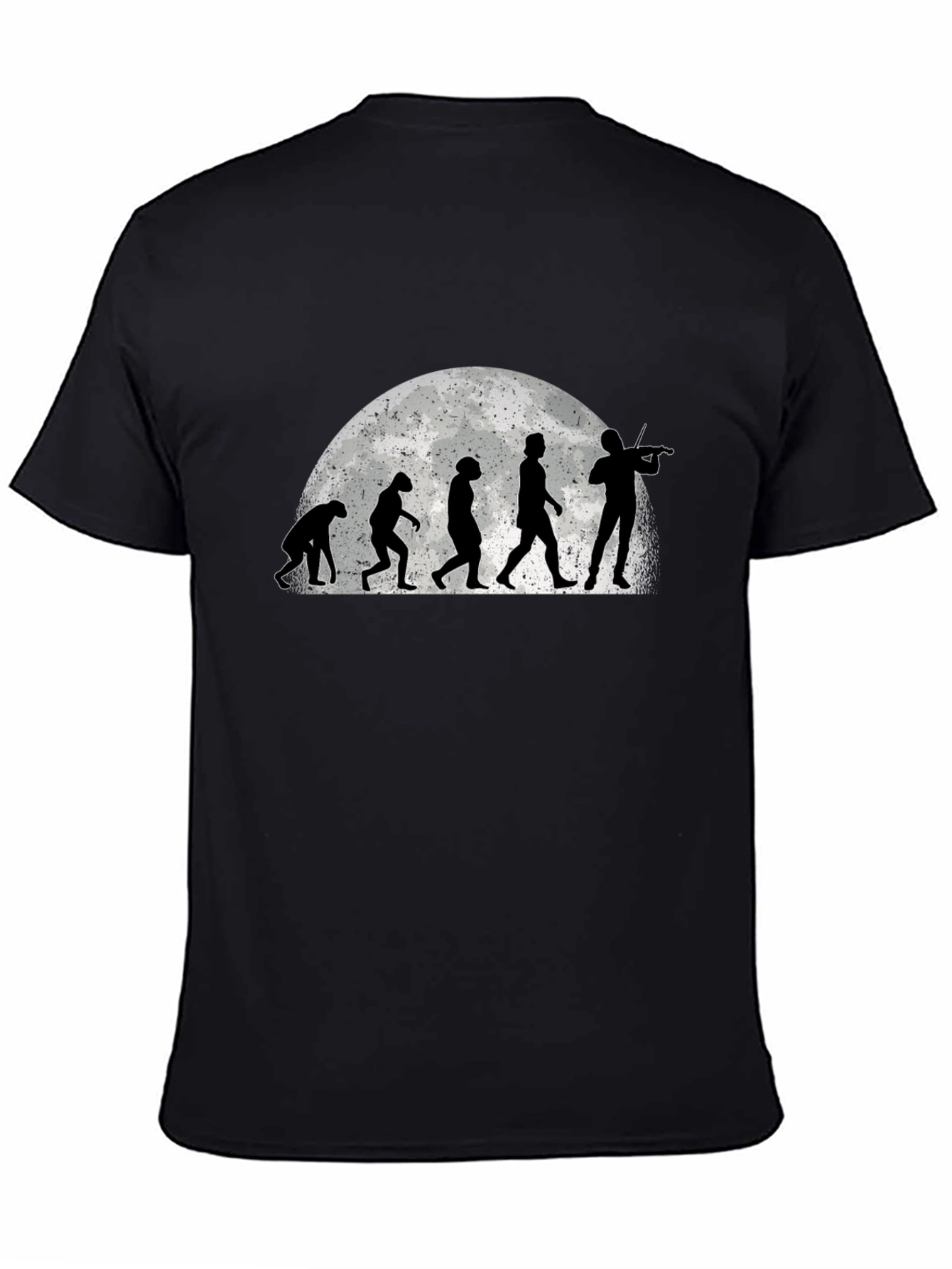 Evolution of Violinist T-Shirt - Black