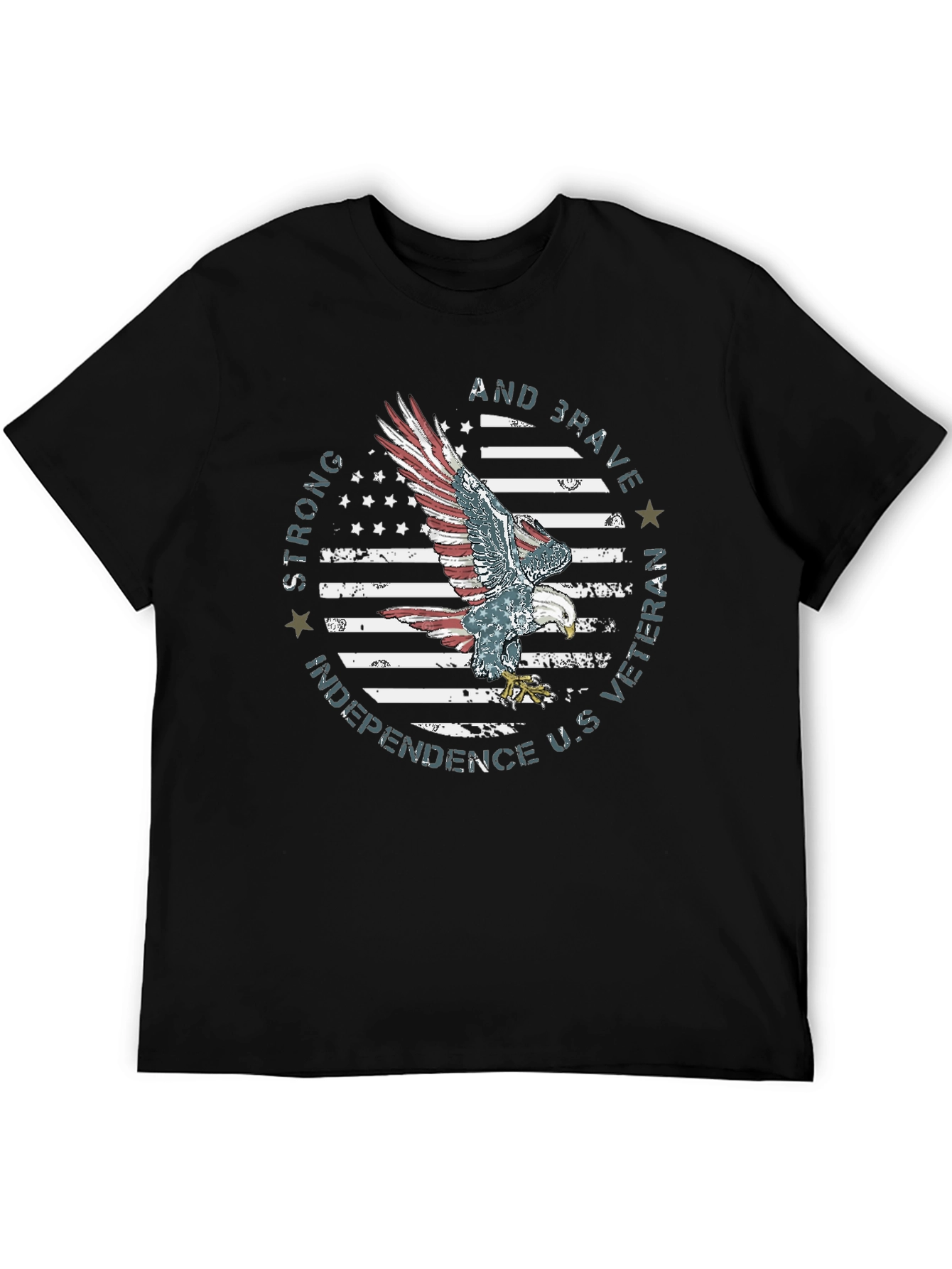 Patriotic Eagle Veteran T-Shirt - Independence Day