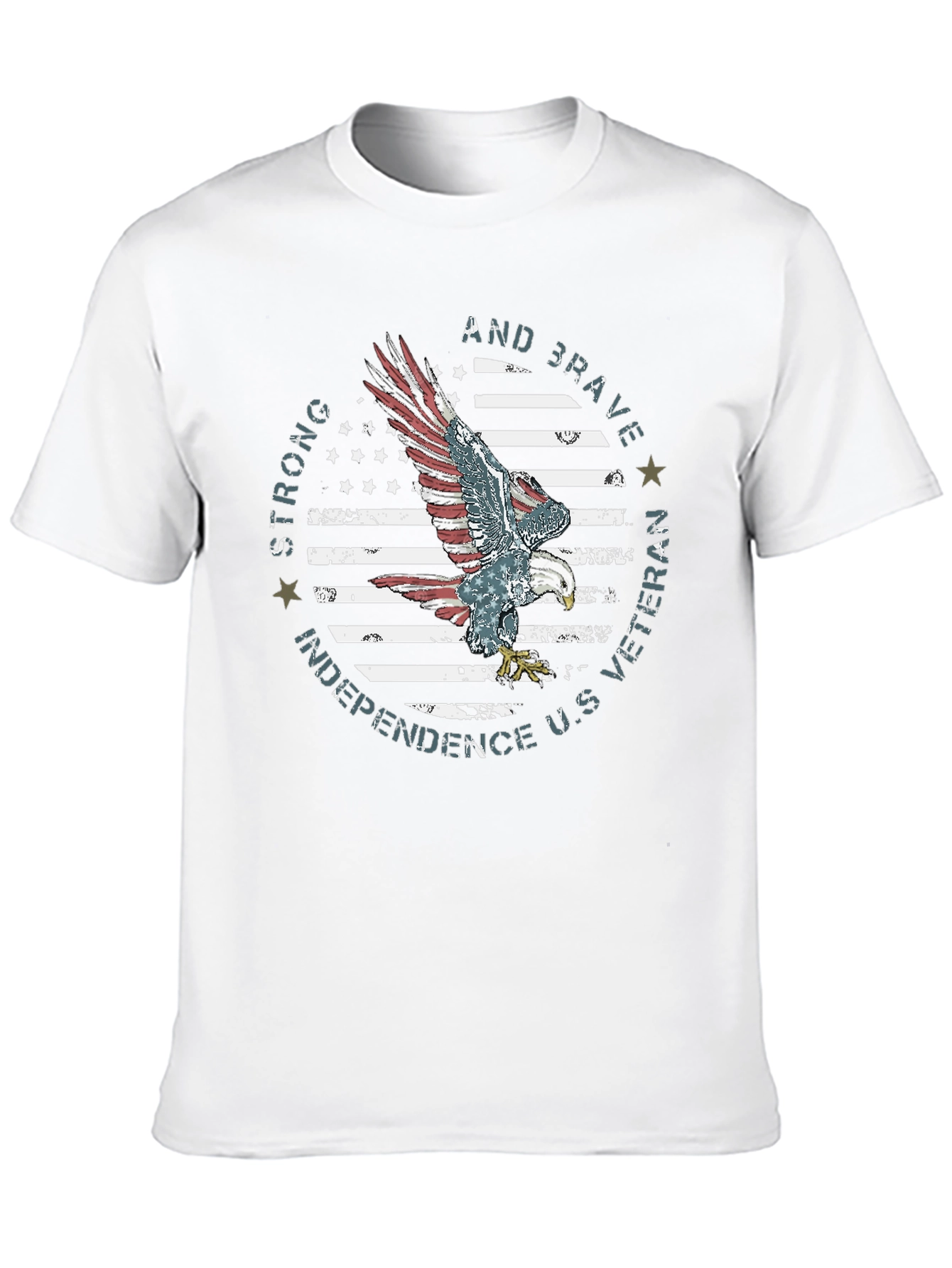 Patriotic Eagle Veteran T-Shirt - Independence Day