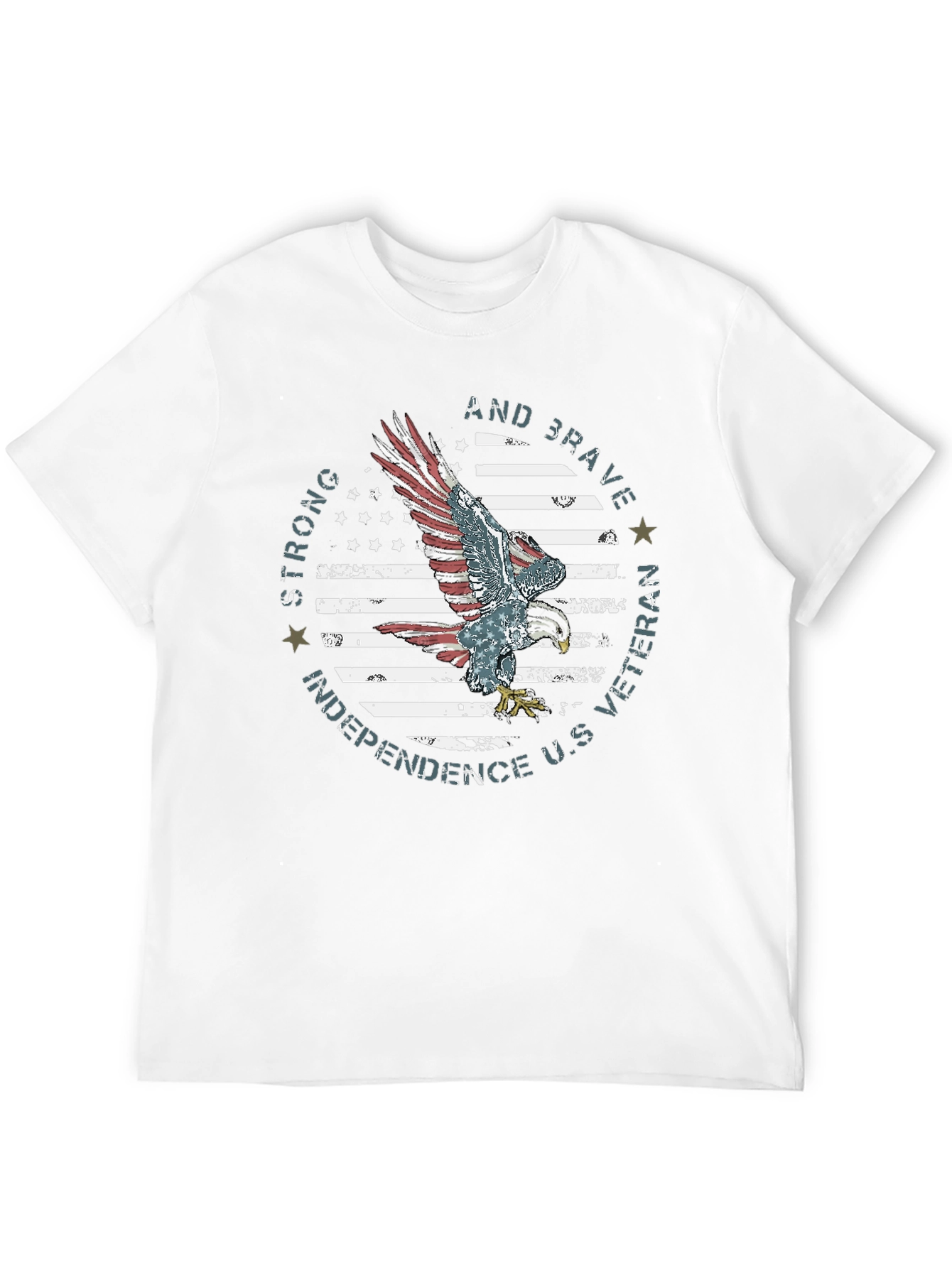 Patriotic Eagle Veteran T-Shirt - Independence Day