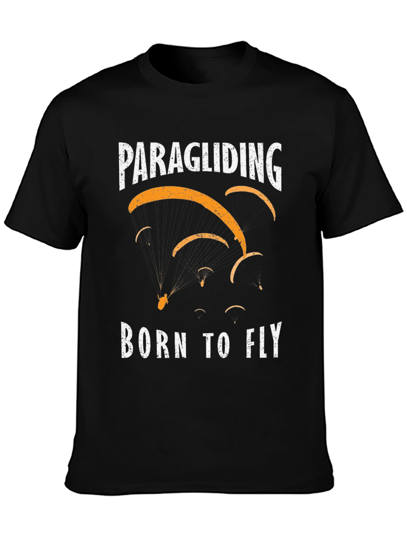 Paragliding Born to Fly Graphic T-Shirt