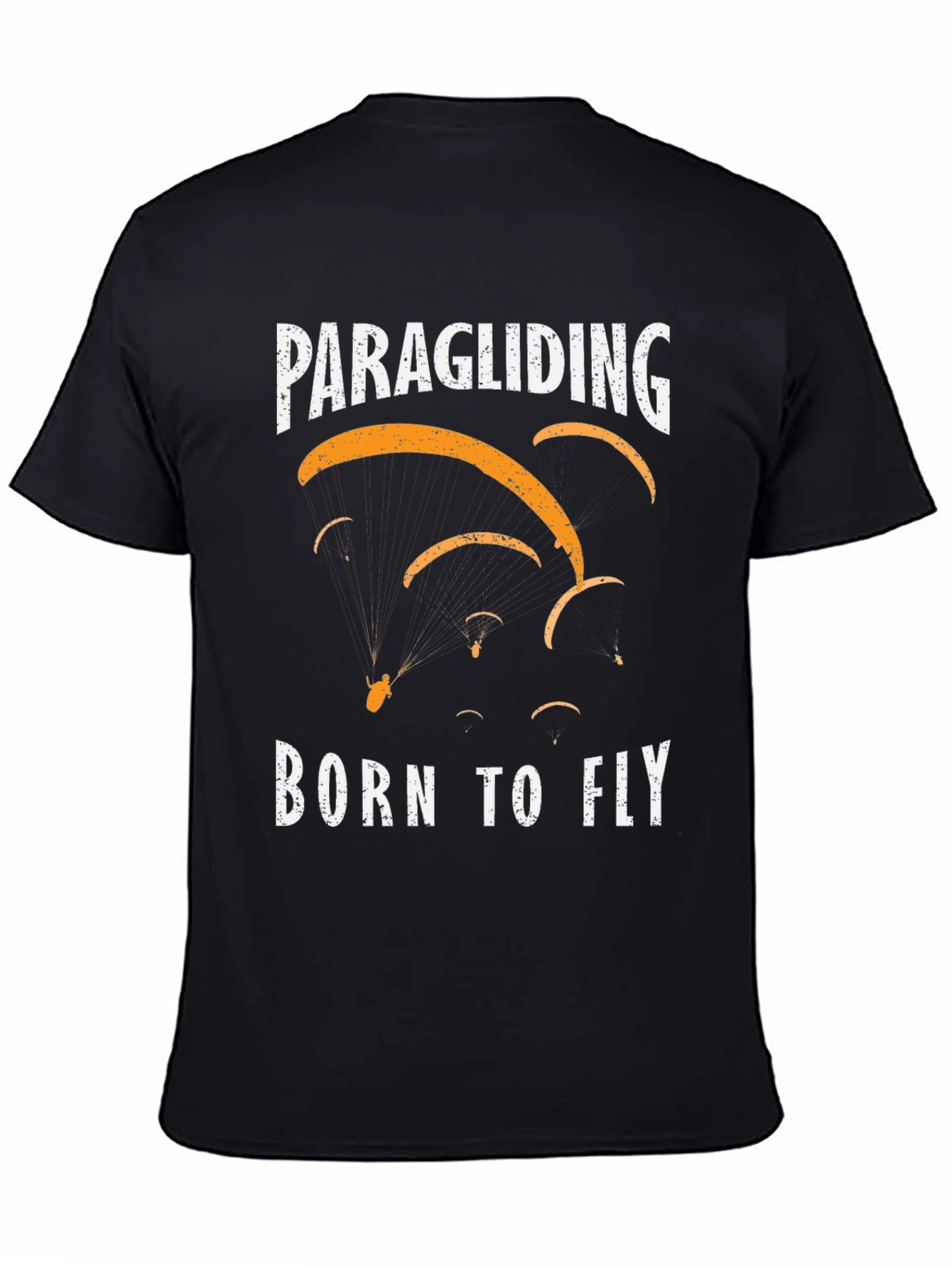 Paragliding Born to Fly Graphic T-Shirt
